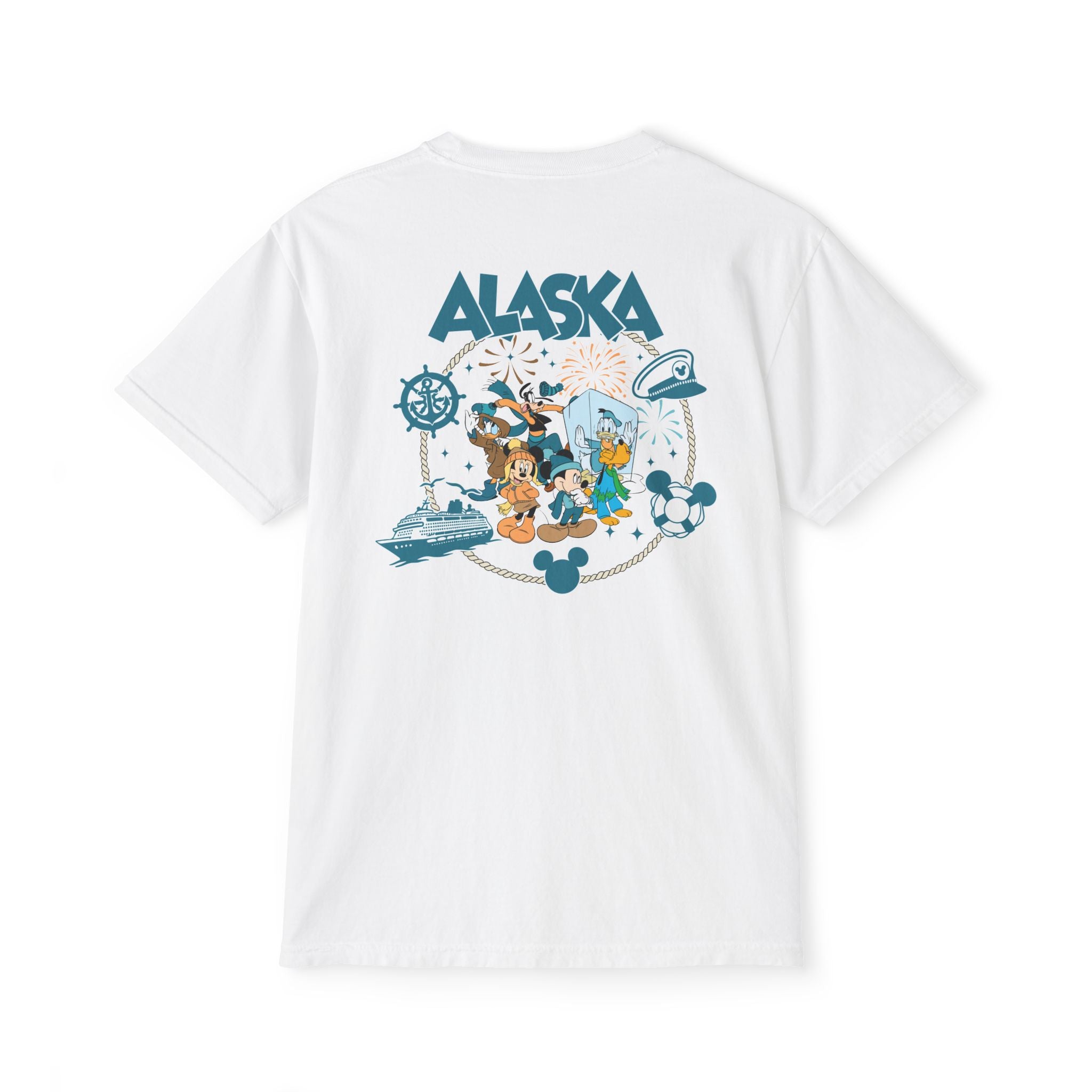Magical Cruise Line Alaska Pocket Tee - Pluto