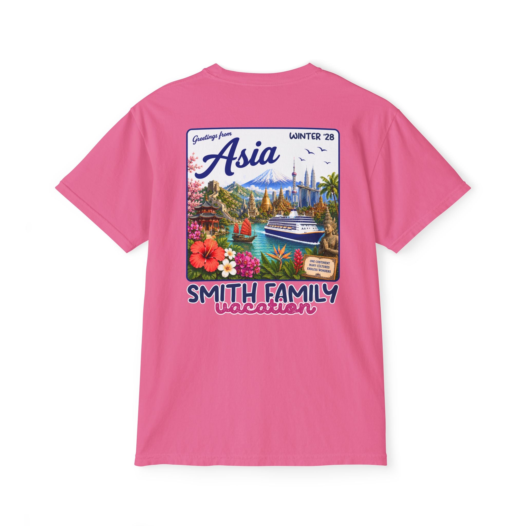 Greetings from Asia Pocket Tee - Suite Escape