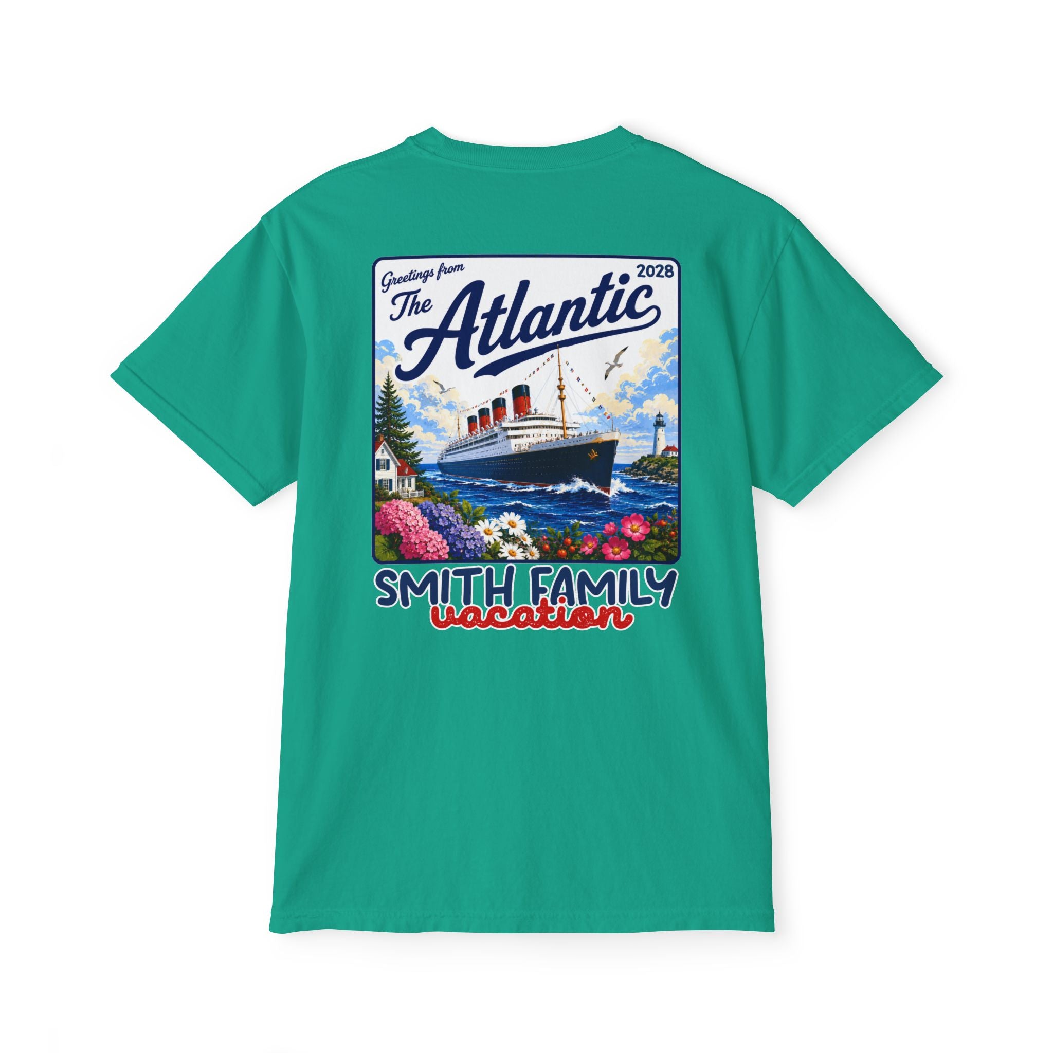 Greetings from the Atlantic Pocket Tee - Suite Escape