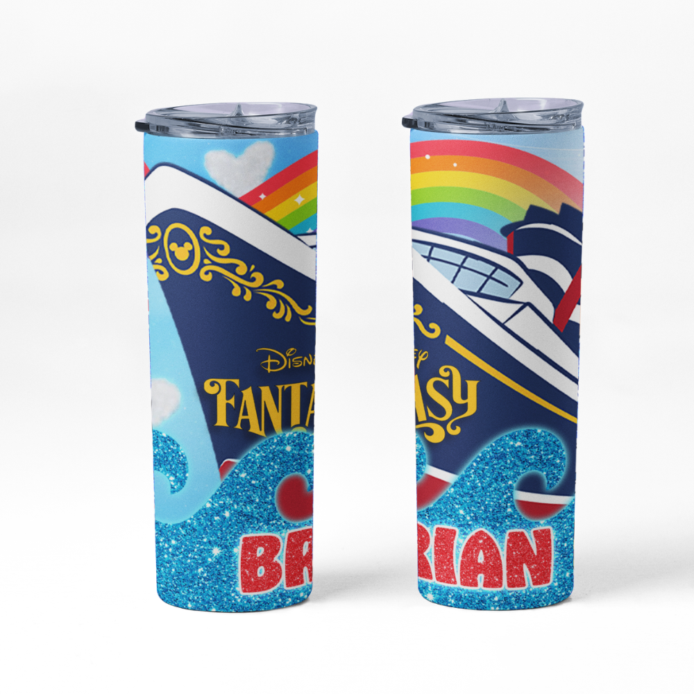 Magical Cruise Line Ship Tumbler - Rainbow