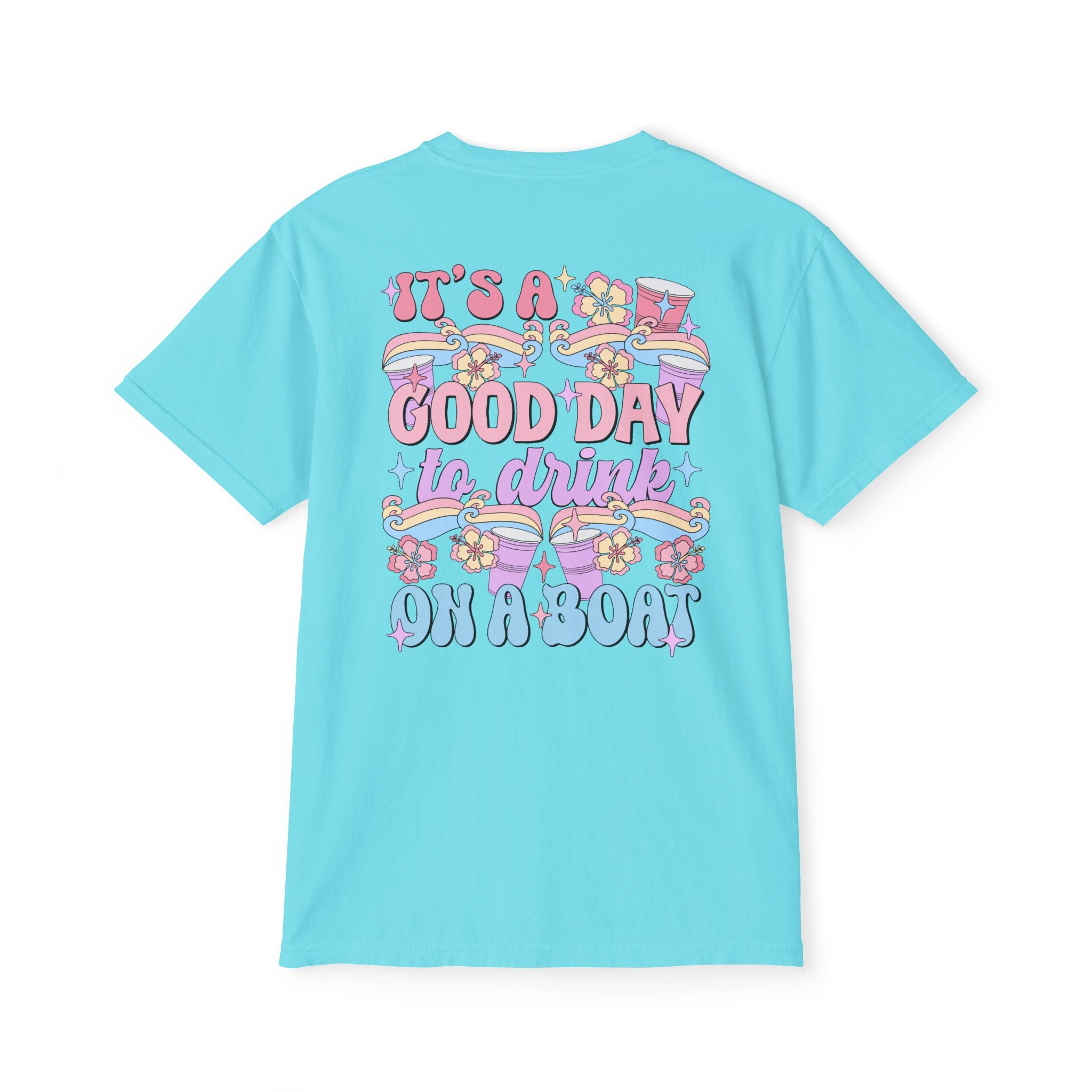 Good Day to Drink On a Boat Pocket Tee