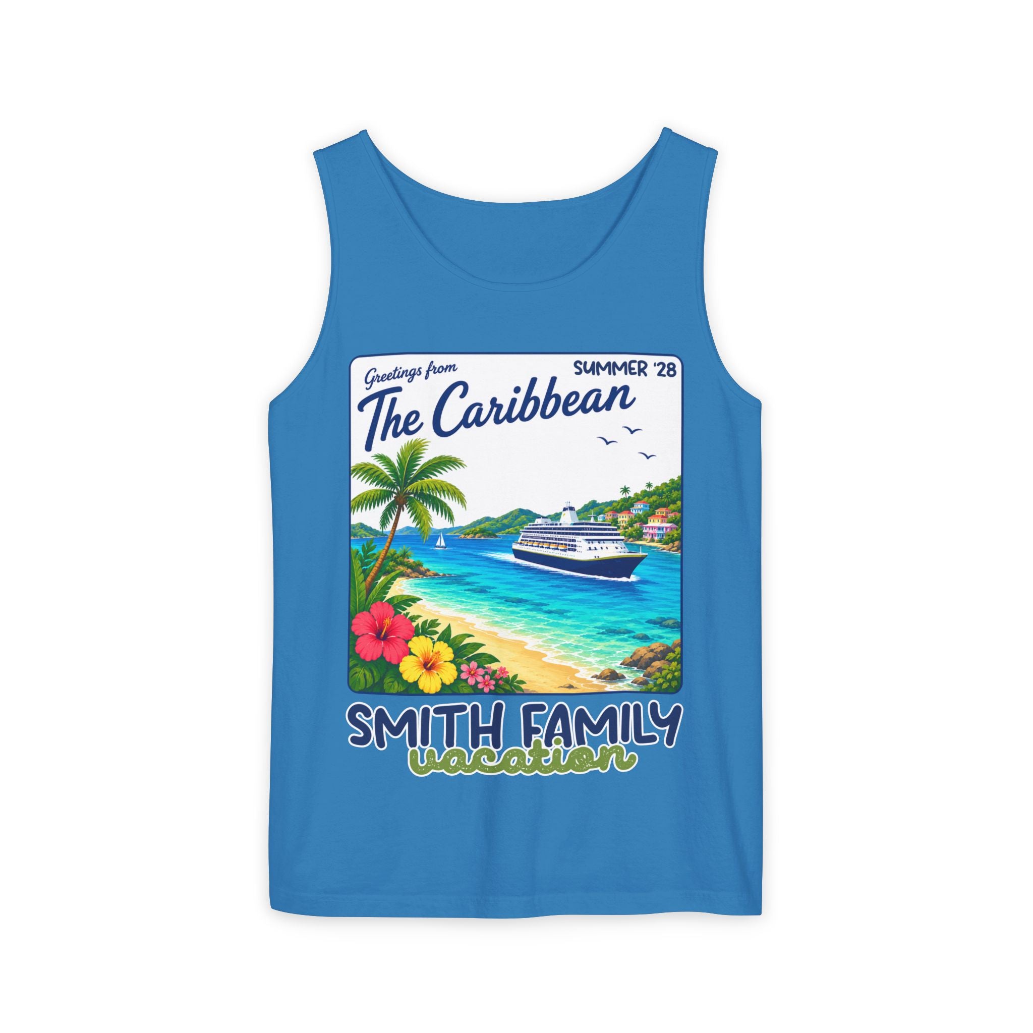 Greetings from the Caribbean Tank Top - Suite Escape
