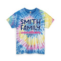 Personalized Handwritten Text Tie-Dye Tee - Neon Rainbow