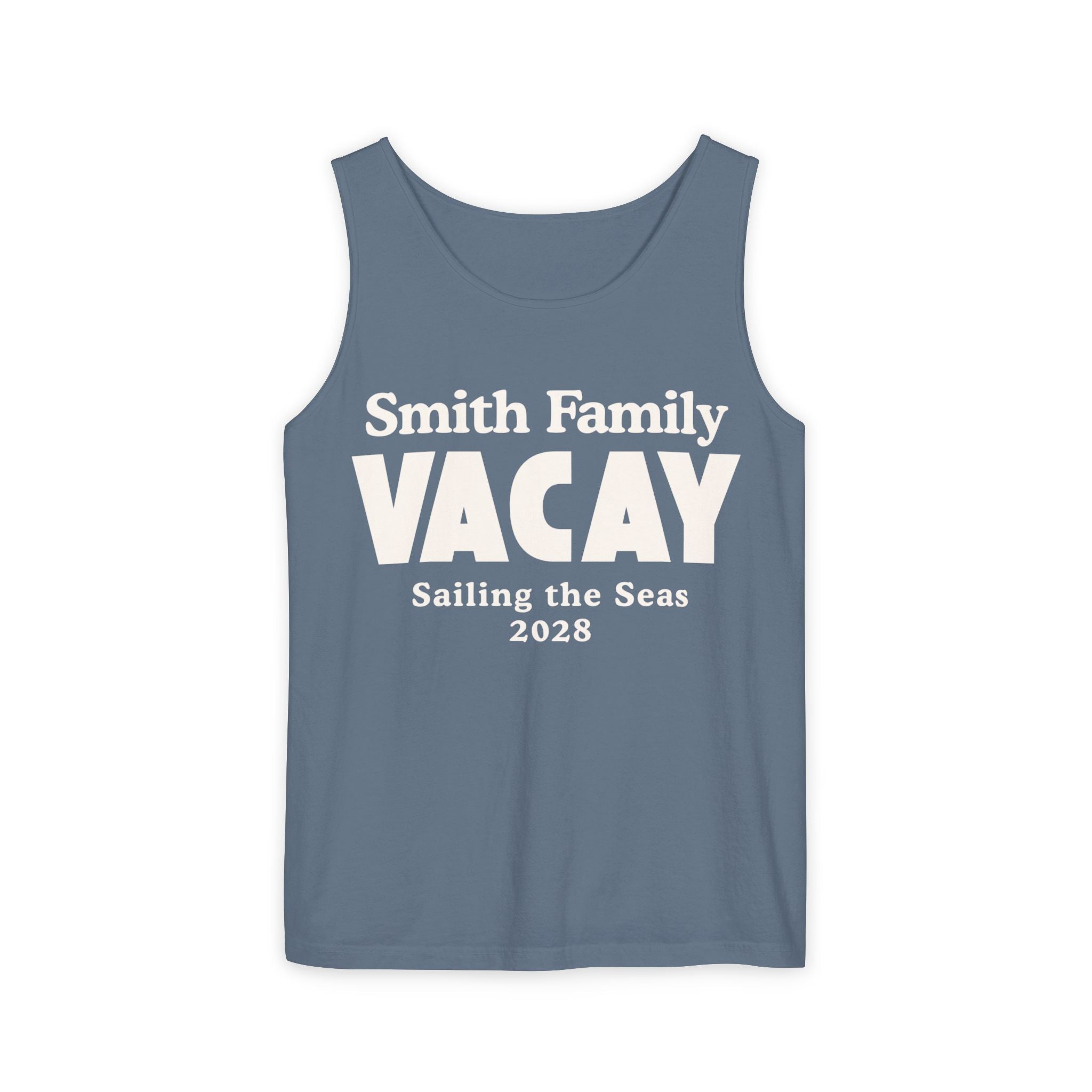 Personalized Block Text Tank Top - Suite Escape