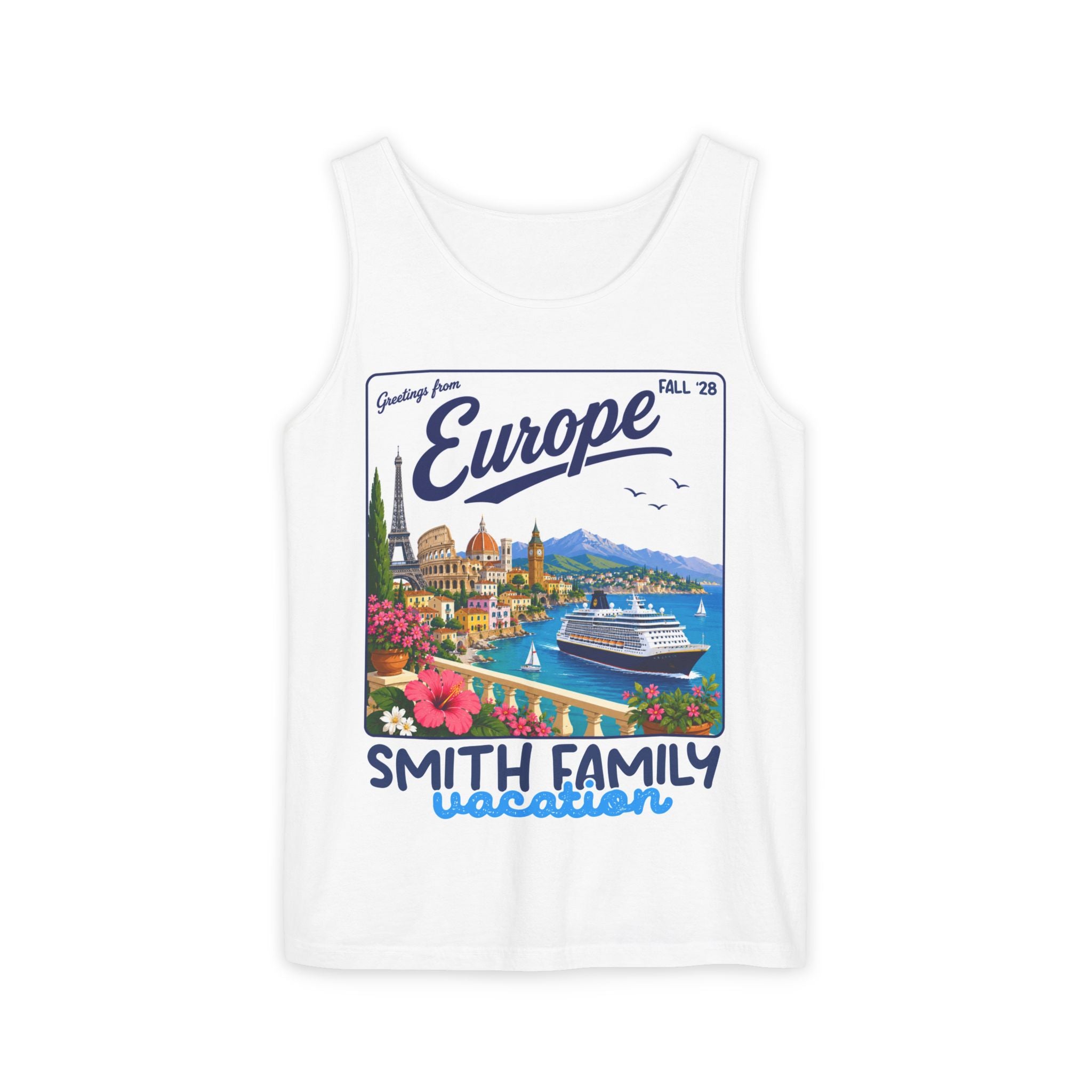 Greetings from Europe Tank Top - Suite Escape