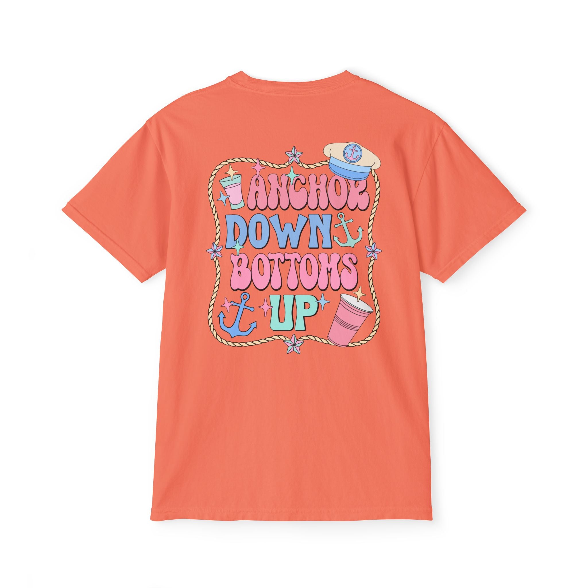 Anchor Down Bottoms Up Pocket Tee