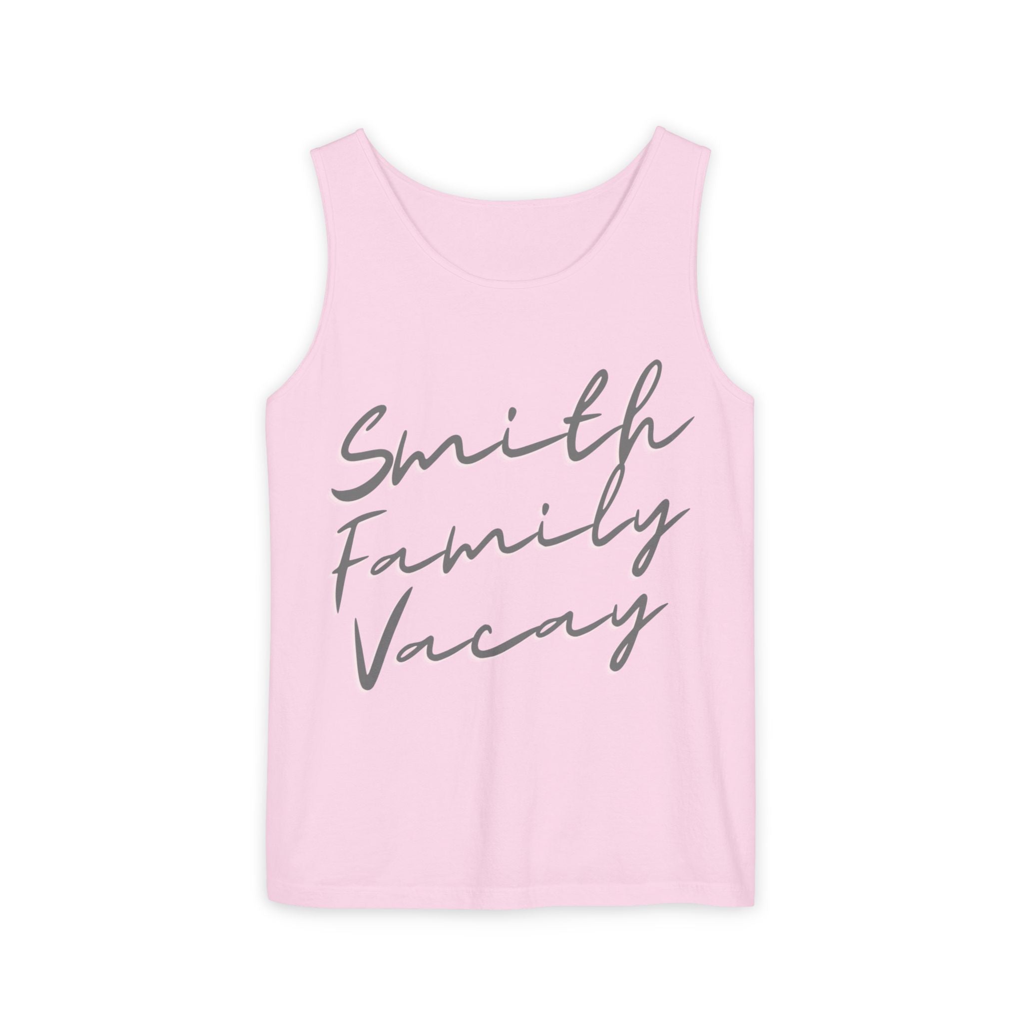Personalized Retro Text Tank Top - Suite Escape