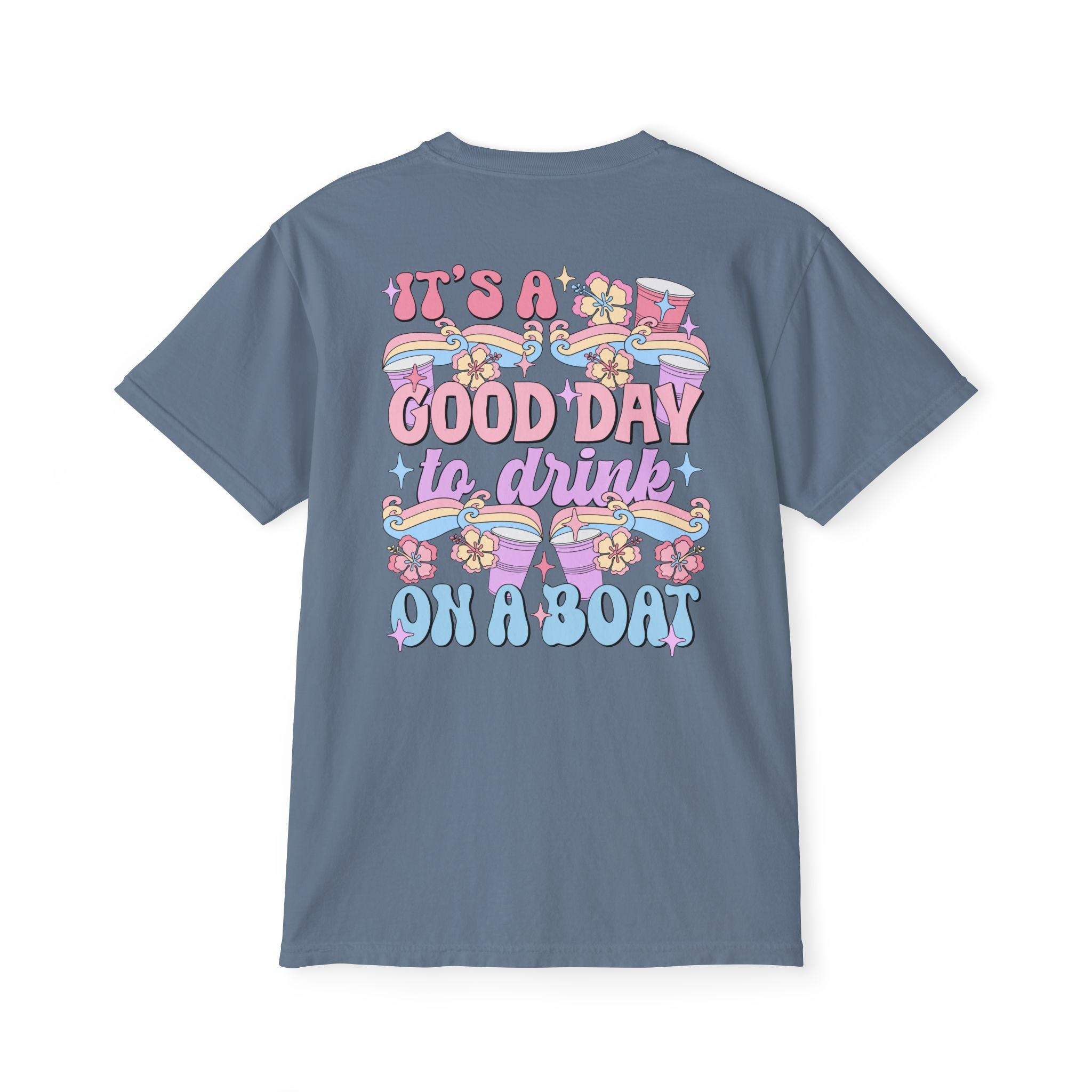 Good Day to Drink On a Boat Pocket Tee