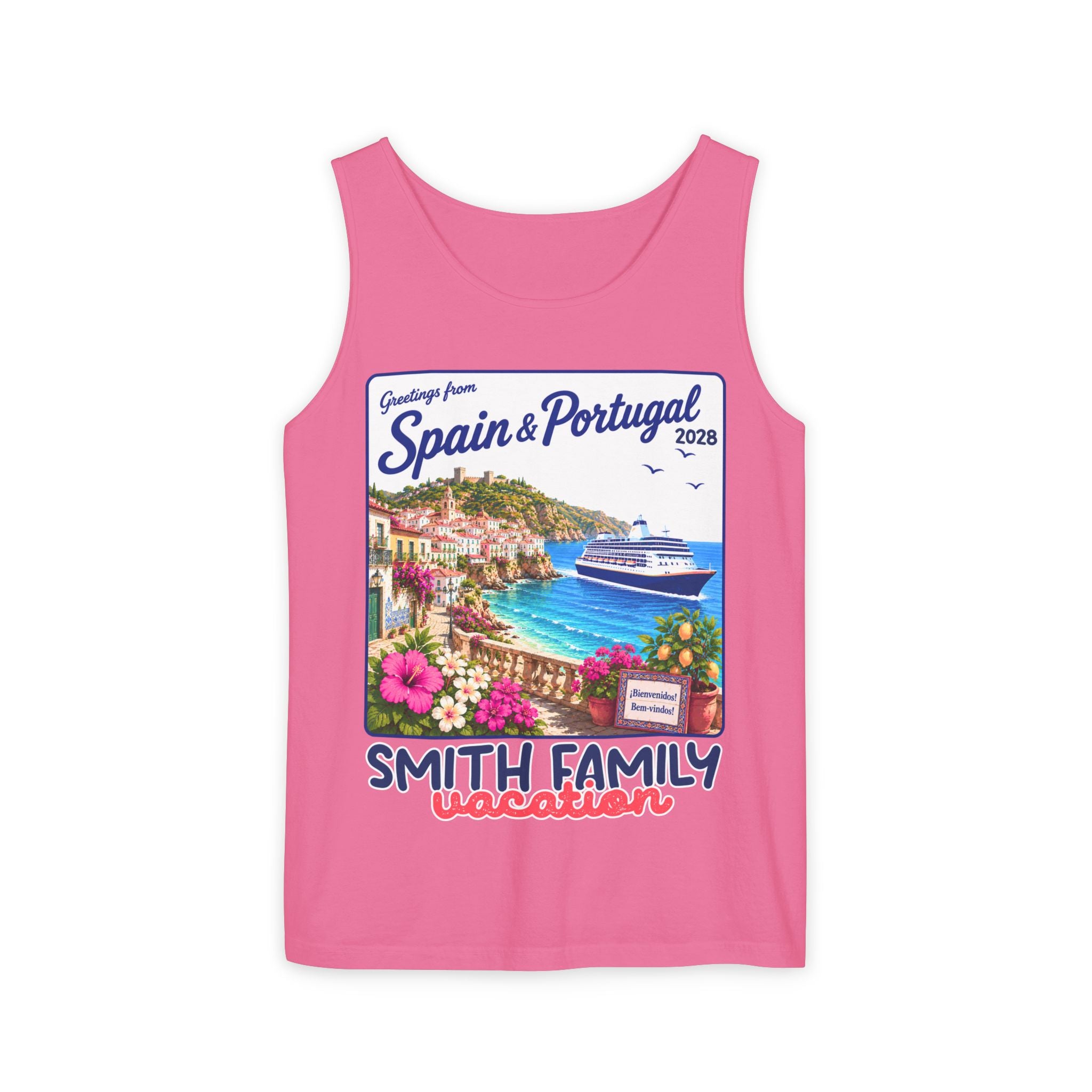 Greetings from Spain & Portugal Tank Top - Suite Escape