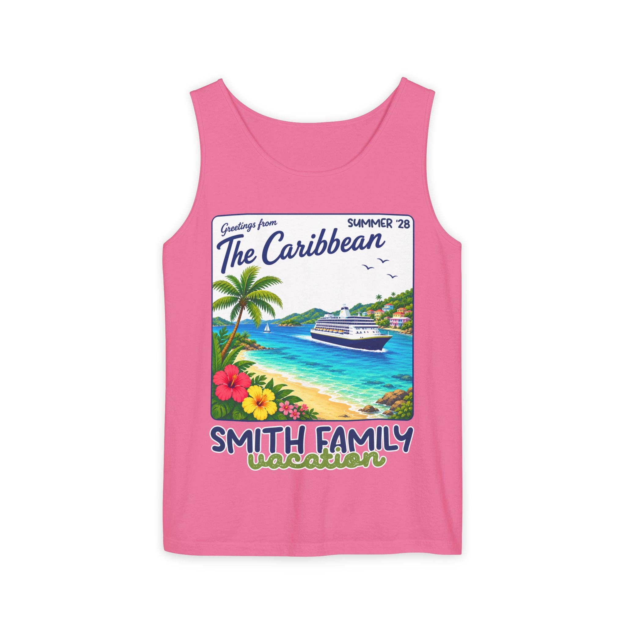Greetings from the Caribbean Tank Top - Suite Escape