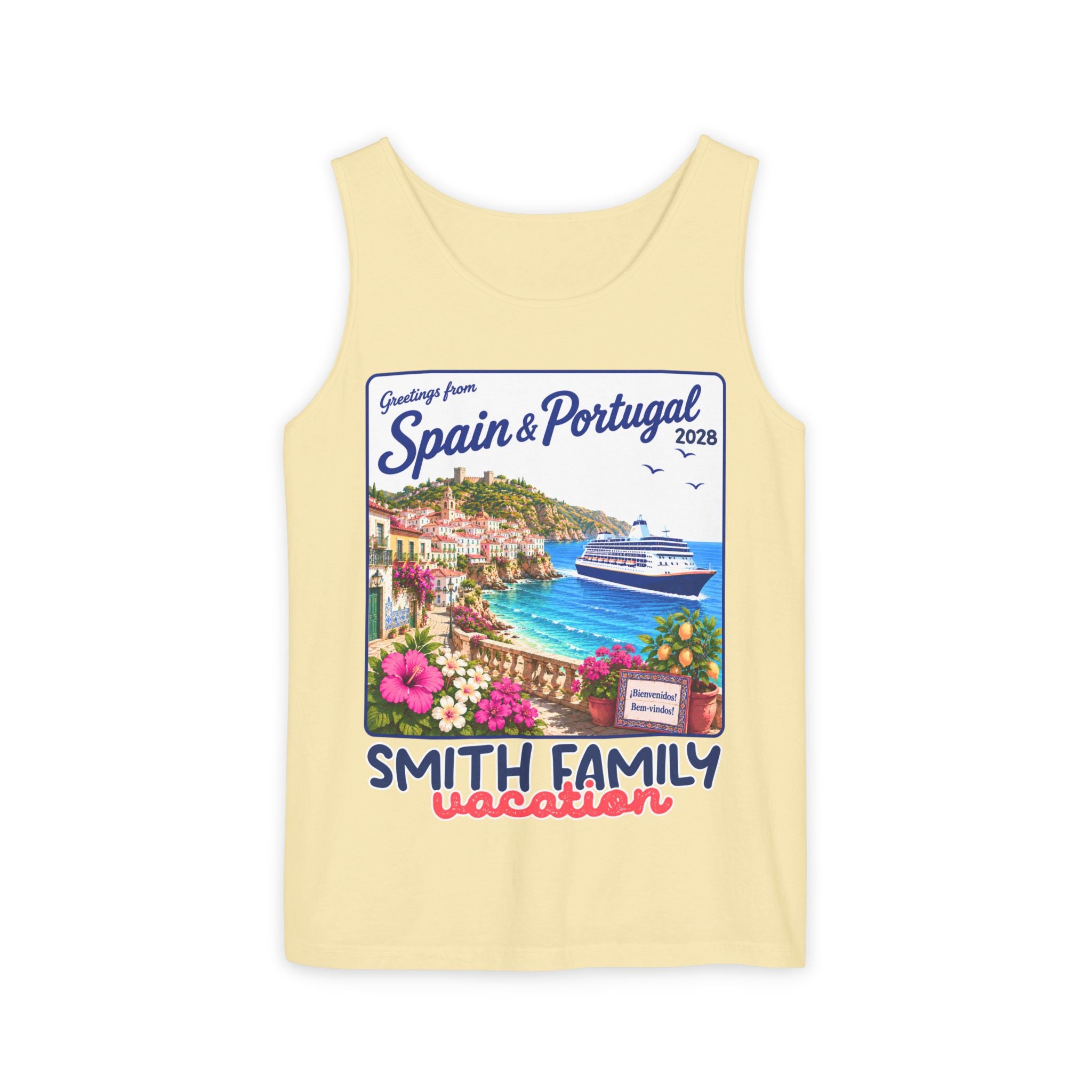 Greetings from Spain & Portugal Tank Top - Suite Escape