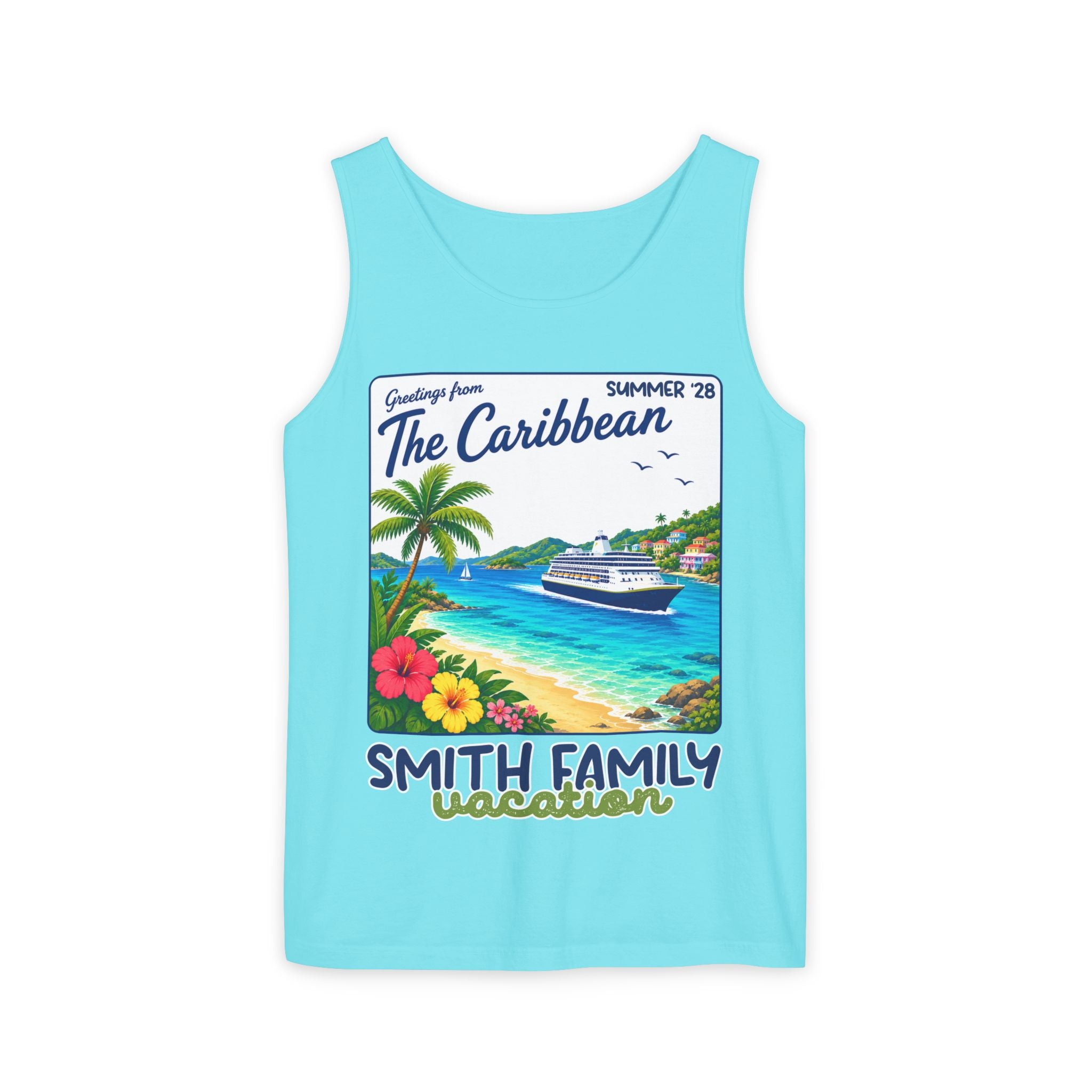 Greetings from the Caribbean Tank Top - Suite Escape