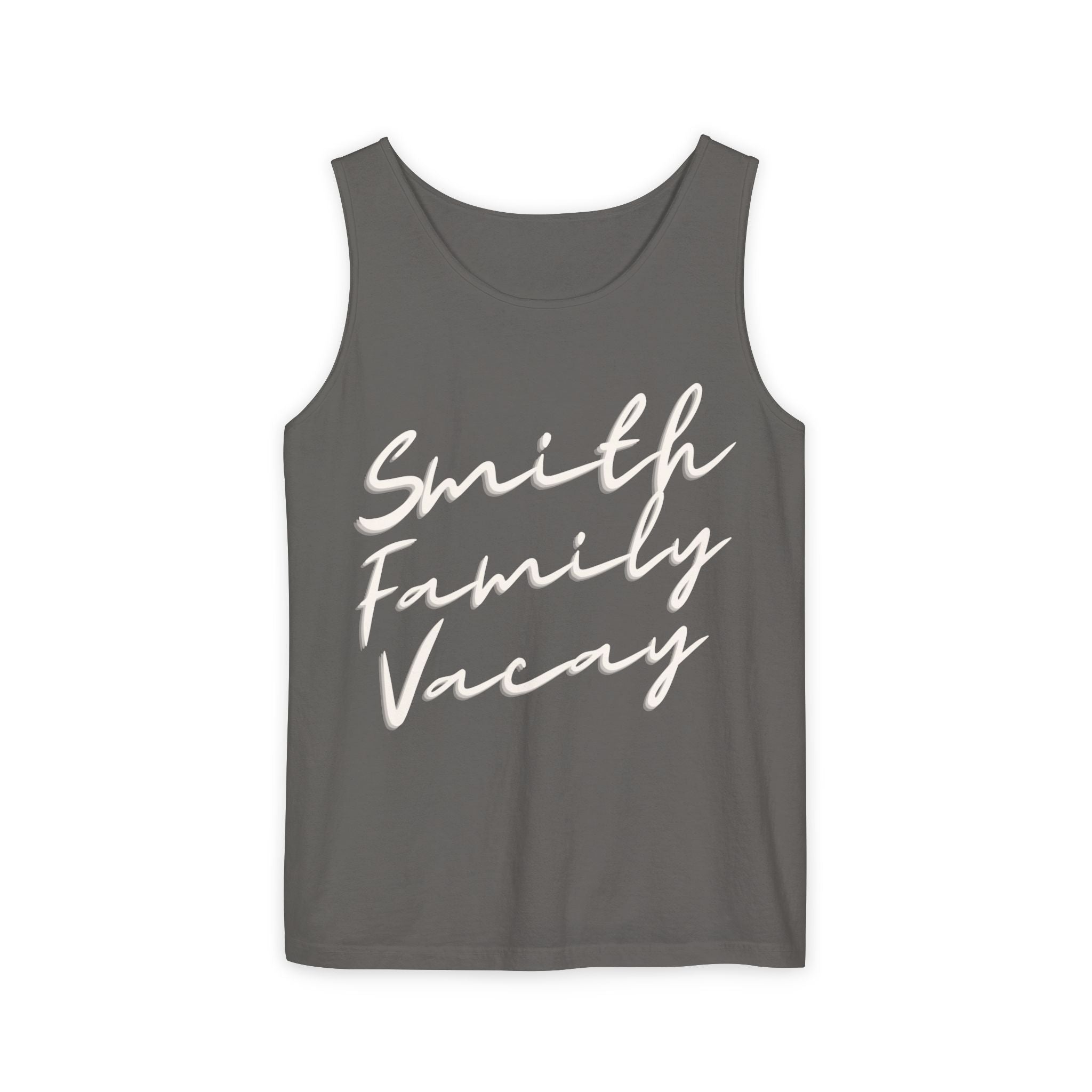 Personalized Retro Text Tank Top - Suite Escape