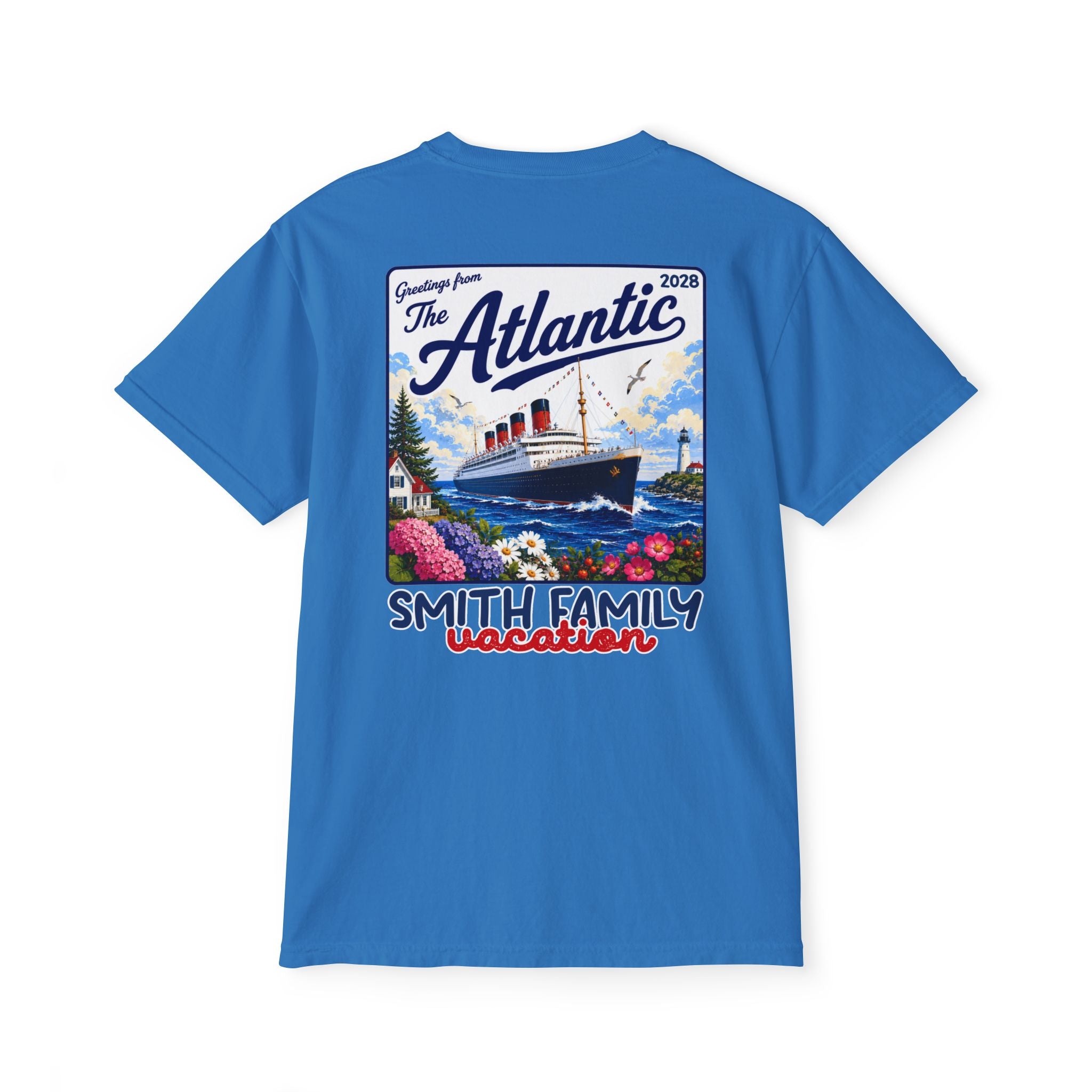 Greetings from the Atlantic Pocket Tee - Suite Escape