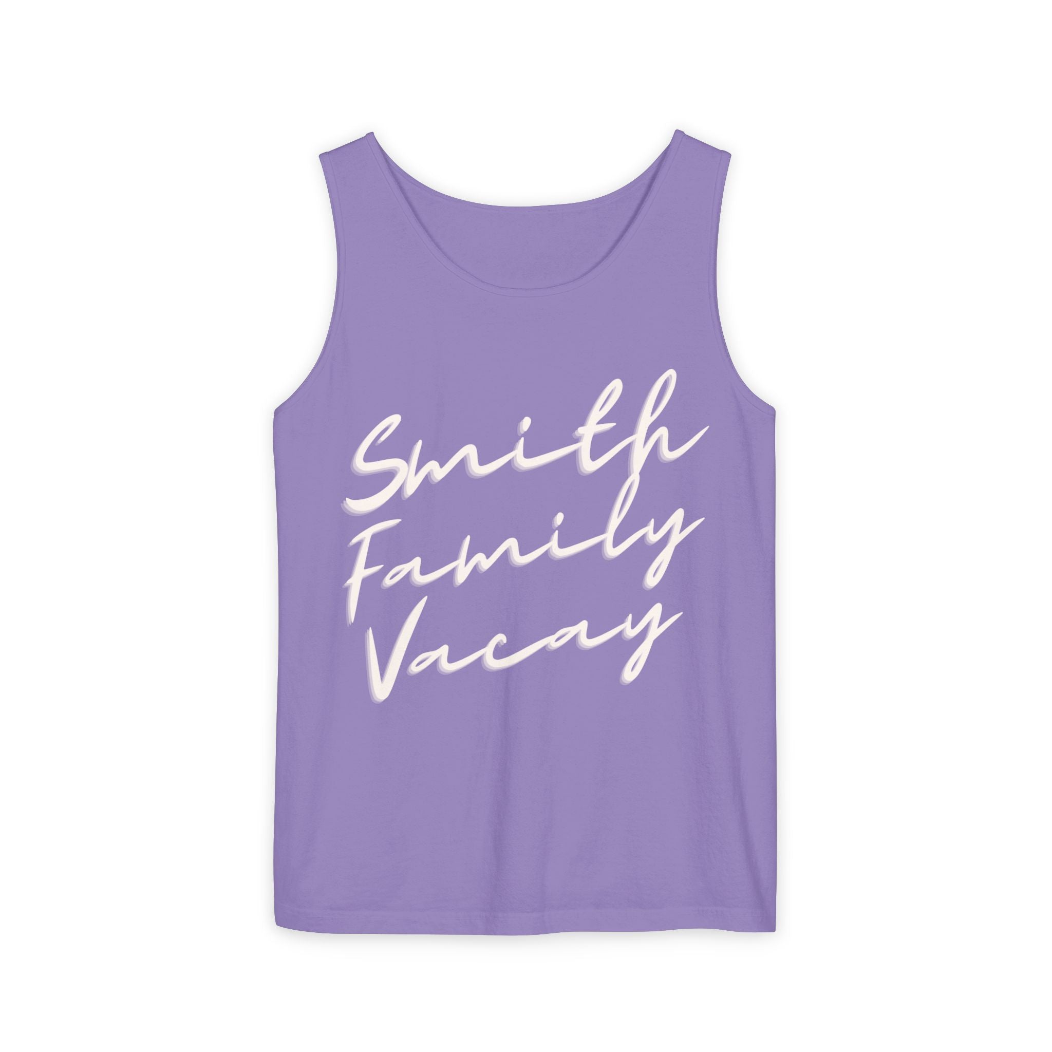 Personalized Retro Text Tank Top - Suite Escape