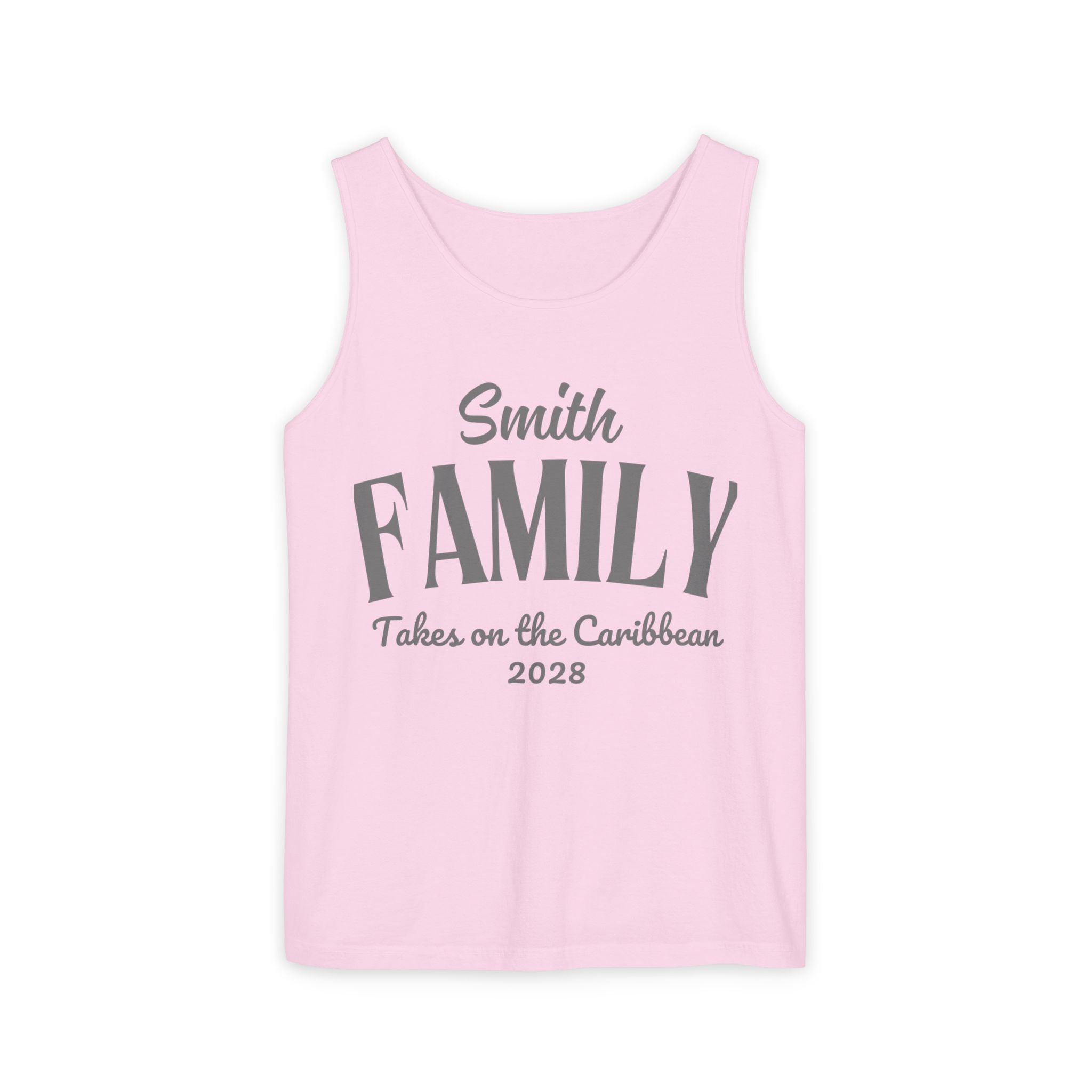 Personalized Script Text Tank Top - Suite Escape