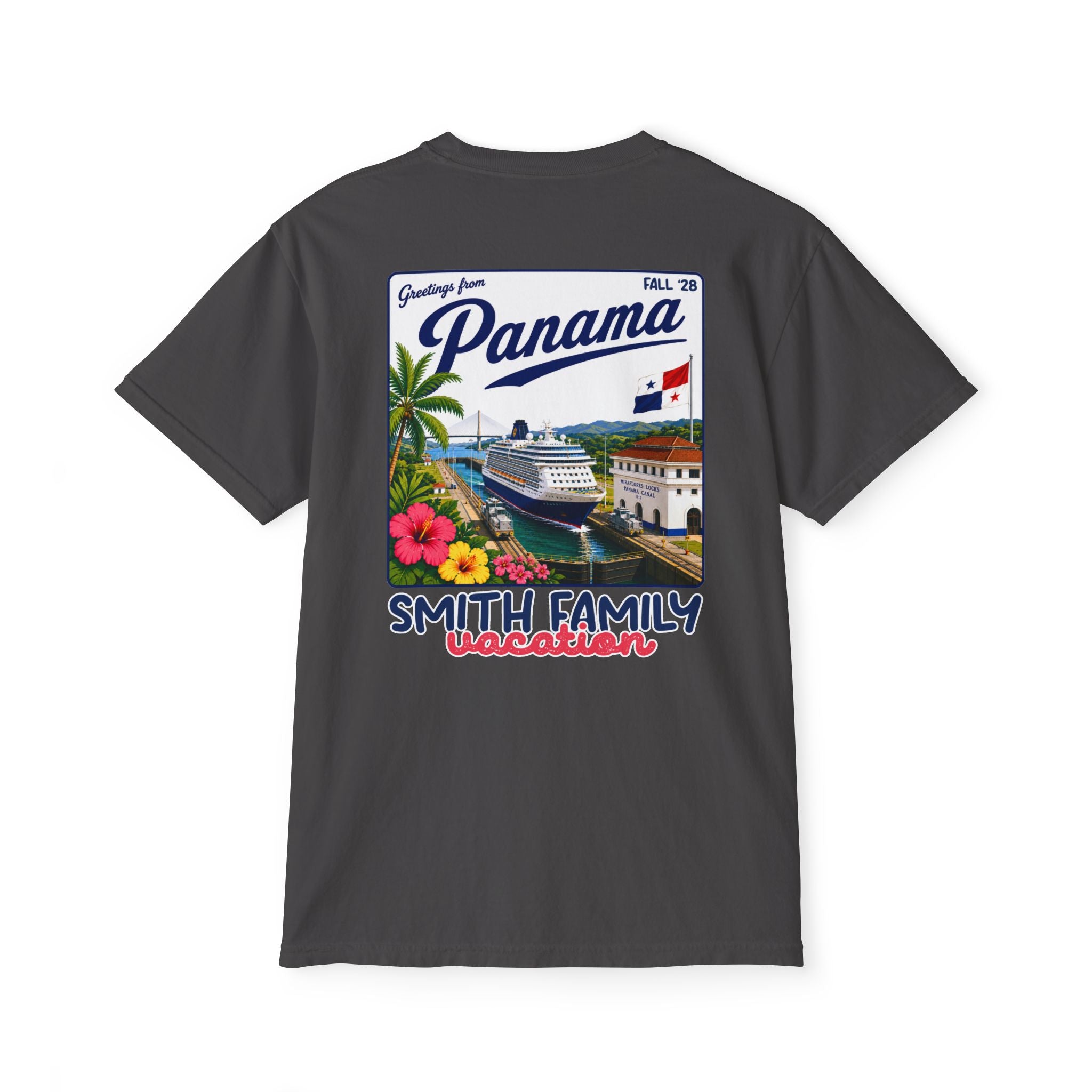 Greetings from Panama Pocket Tee - Suite Escape