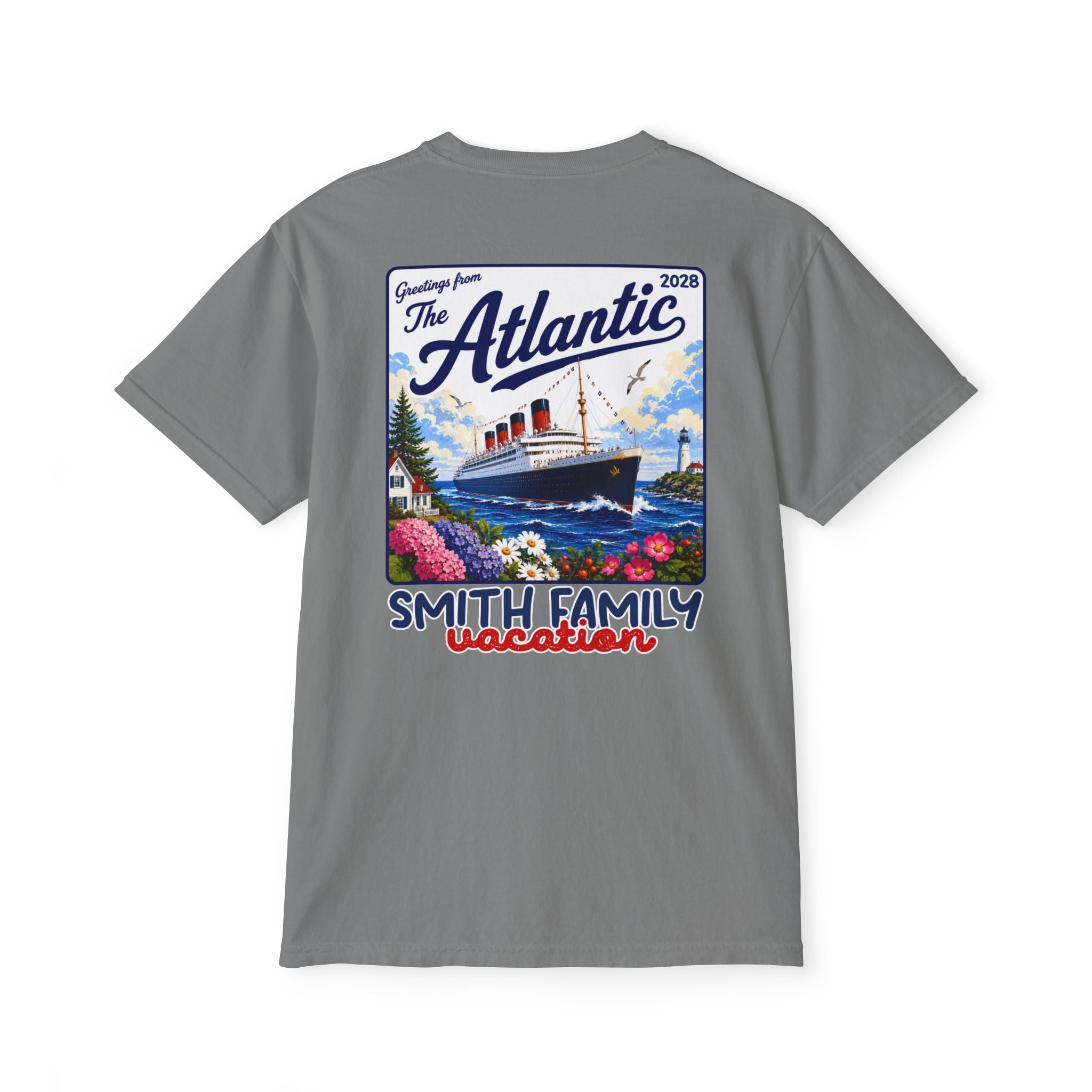 Greetings from the Atlantic Pocket Tee - Suite Escape