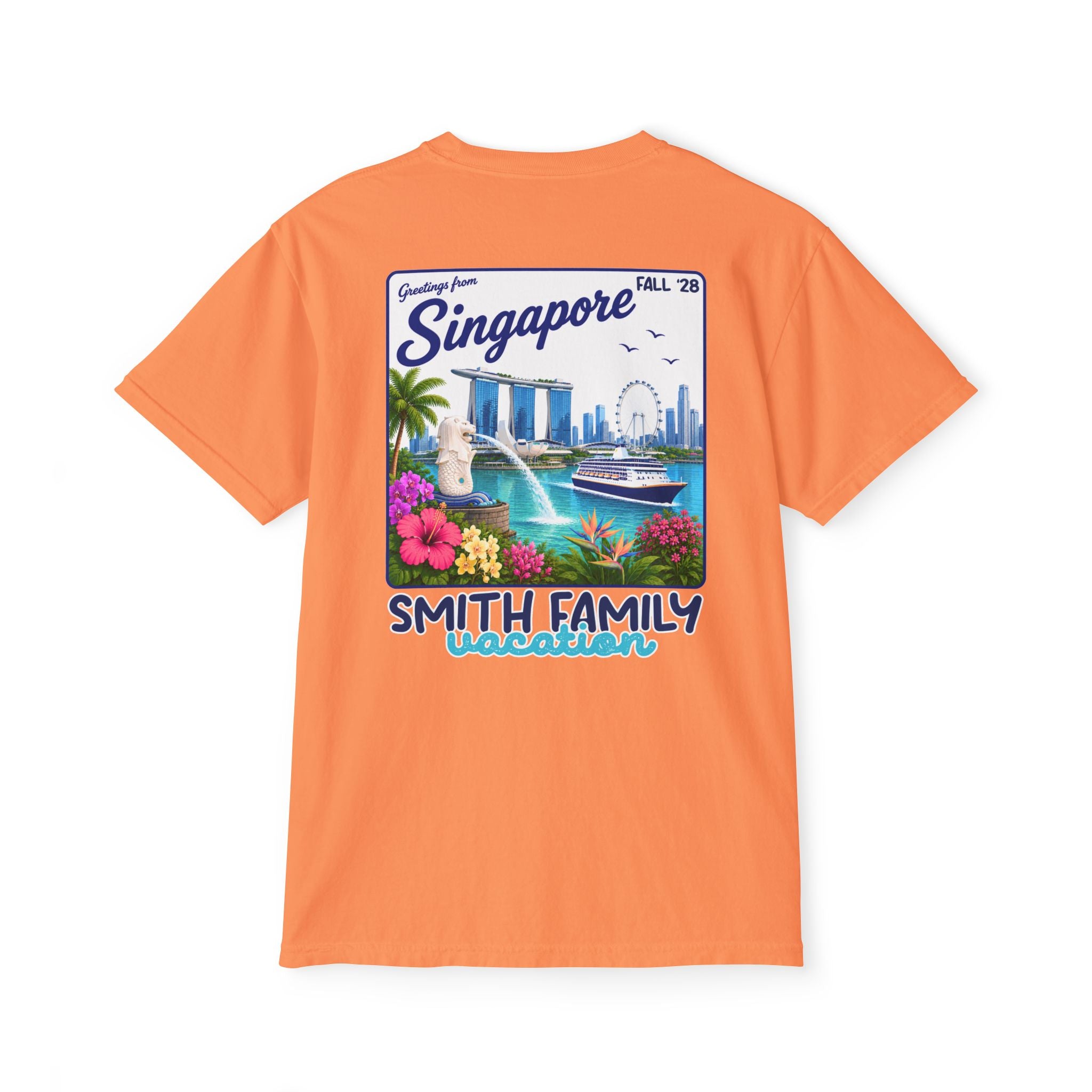 Greetings from Singapore Pocket Tee - Suite Escape