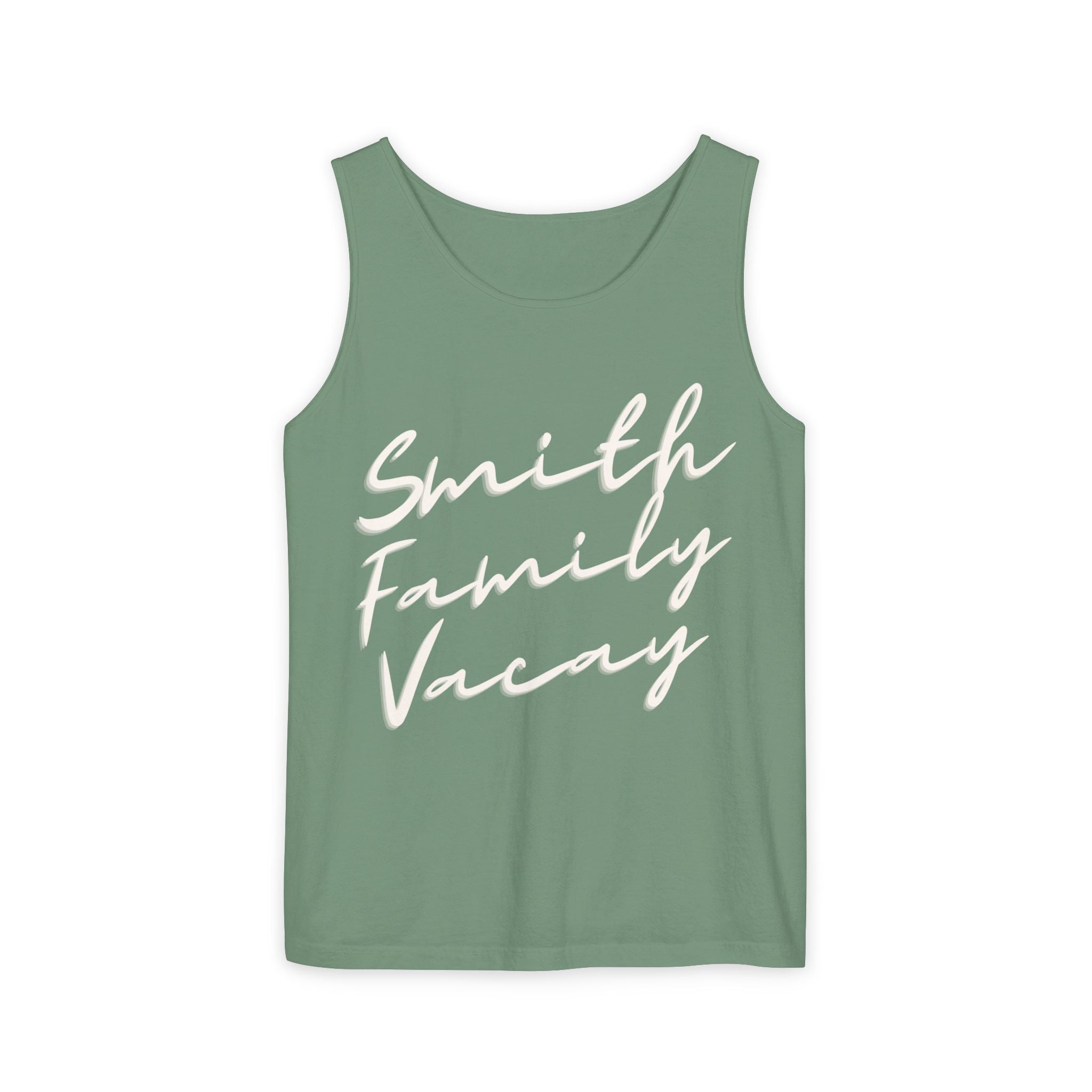 Personalized Retro Text Tank Top - Suite Escape