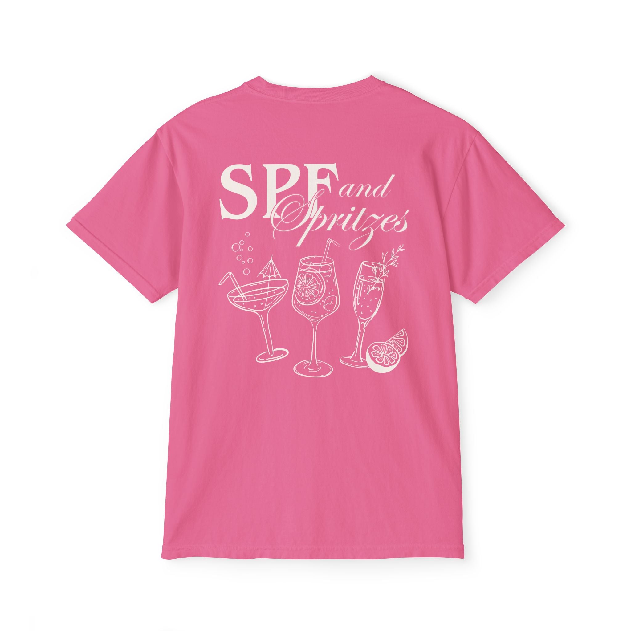 SPF & Spritzes Pocket Tee - Suite Escape