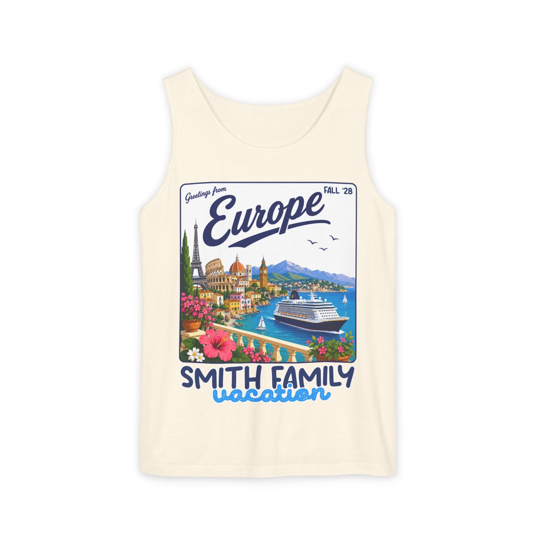 Greetings from Europe Tank Top - Suite Escape