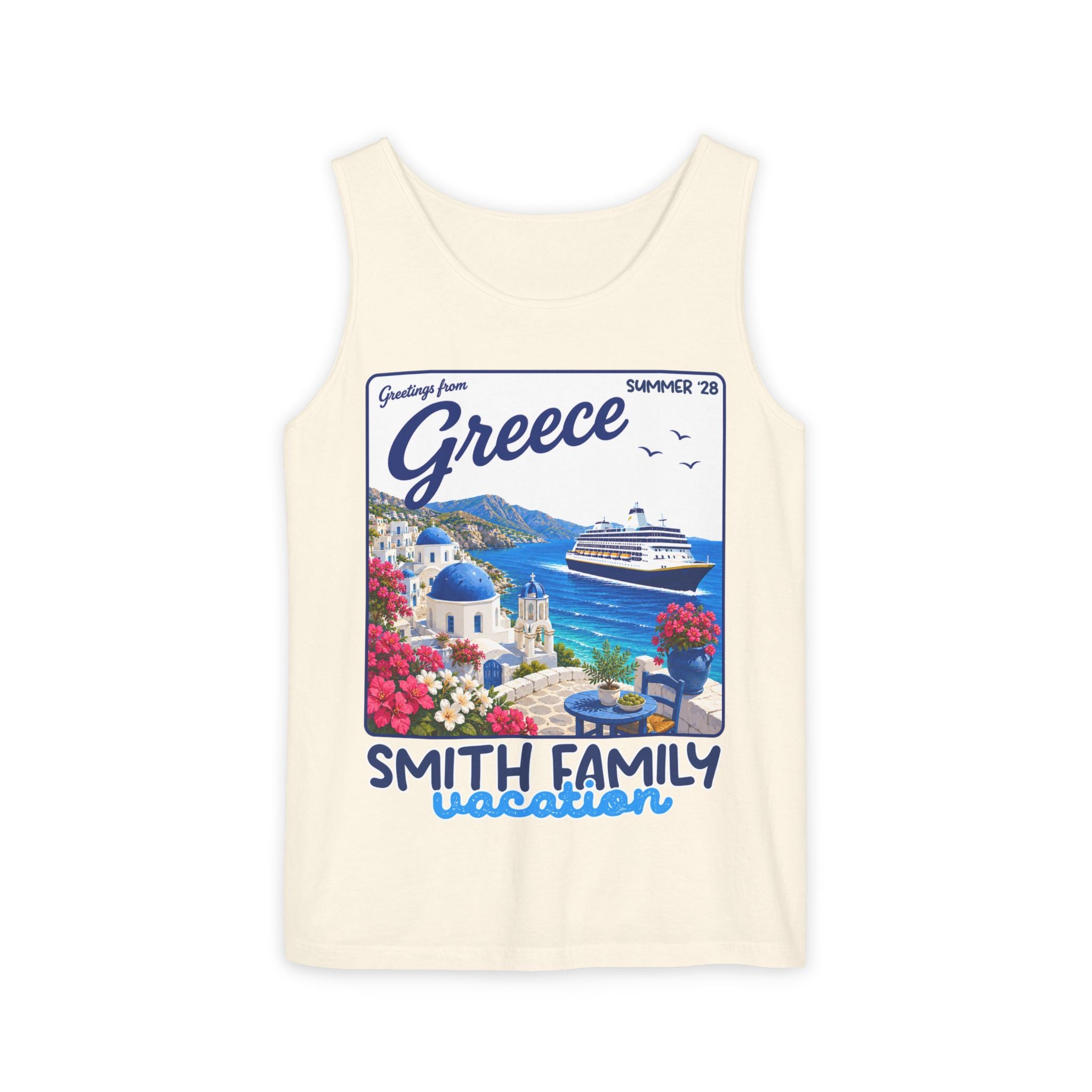 Greetings from Greece Tank Top - Suite Escape