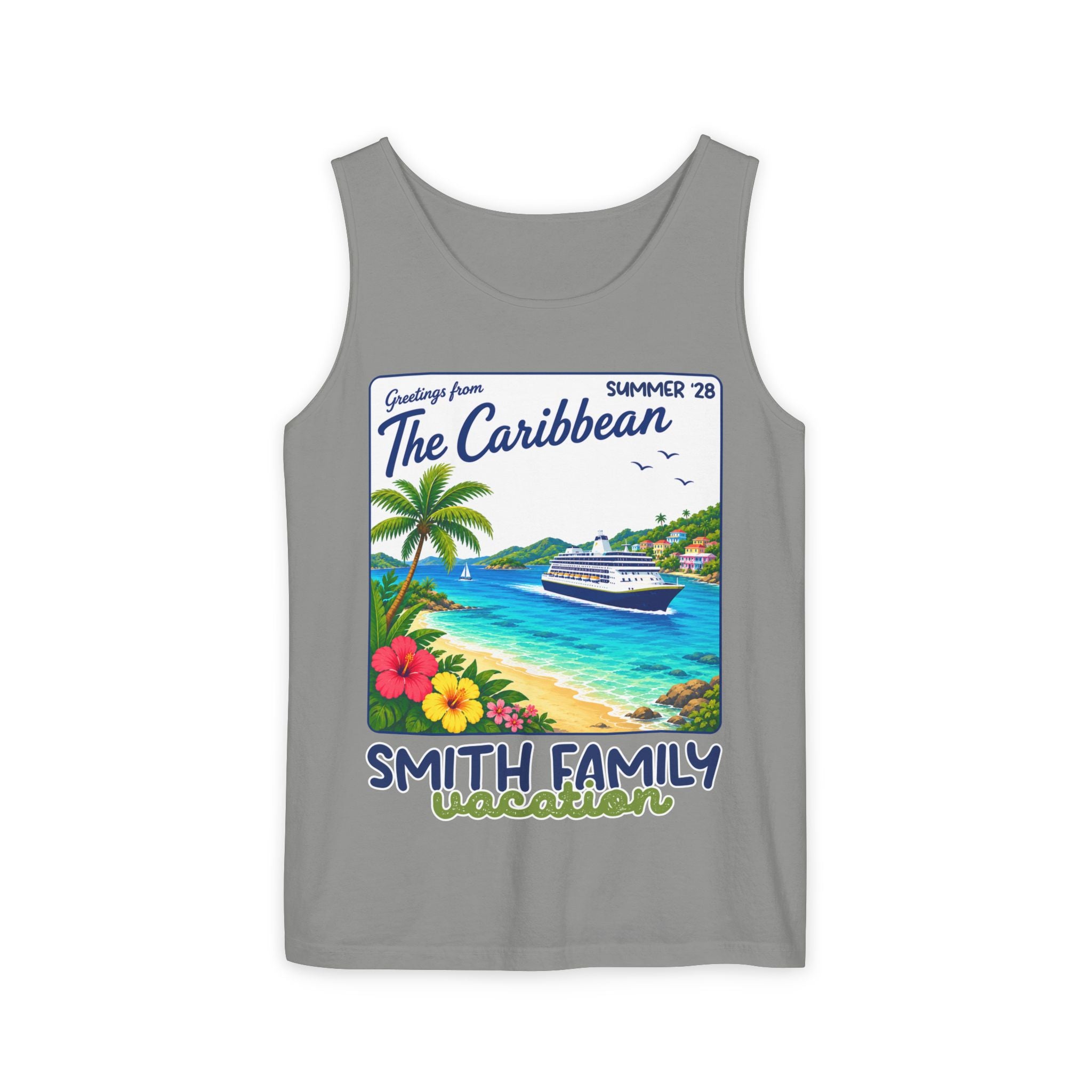 Greetings from the Caribbean Tank Top - Suite Escape