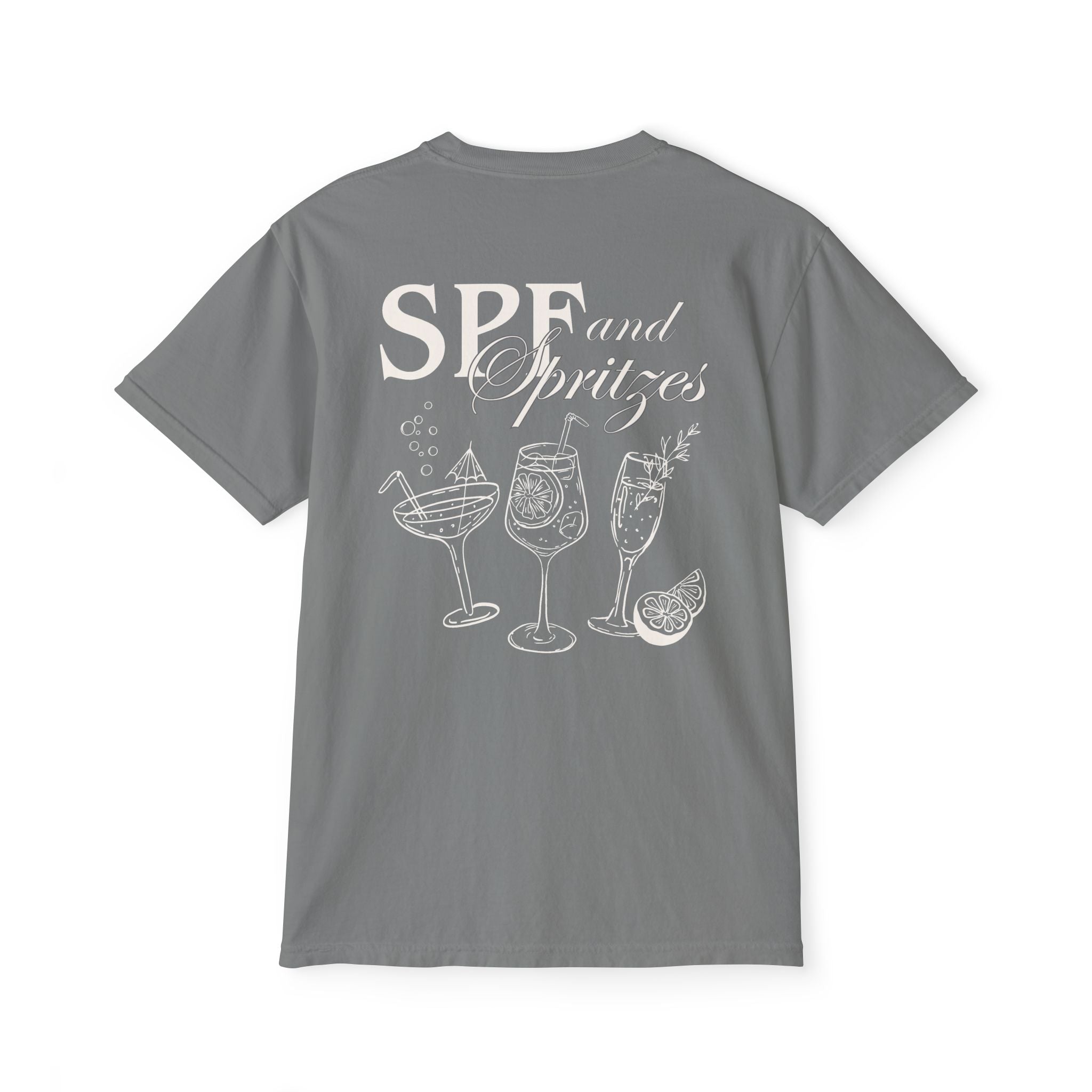 SPF & Spritzes Pocket Tee - Suite Escape
