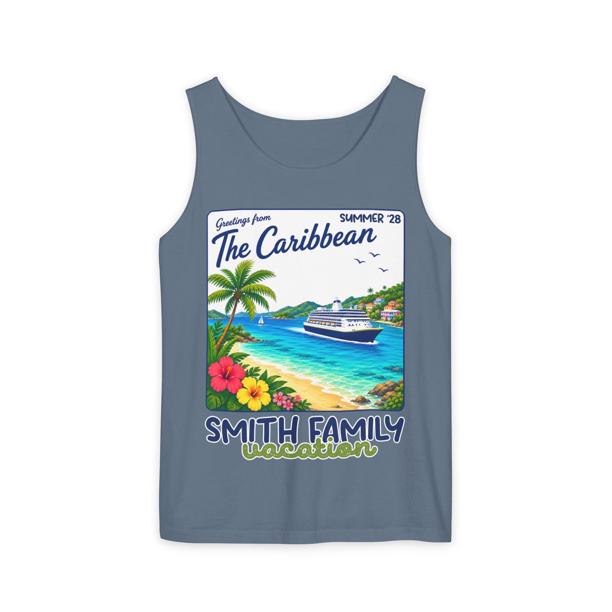 Greetings from the Caribbean Tank Top - Suite Escape