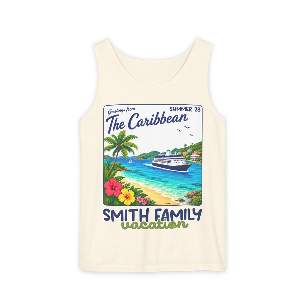Greetings from the Caribbean Tank Top - Suite Escape