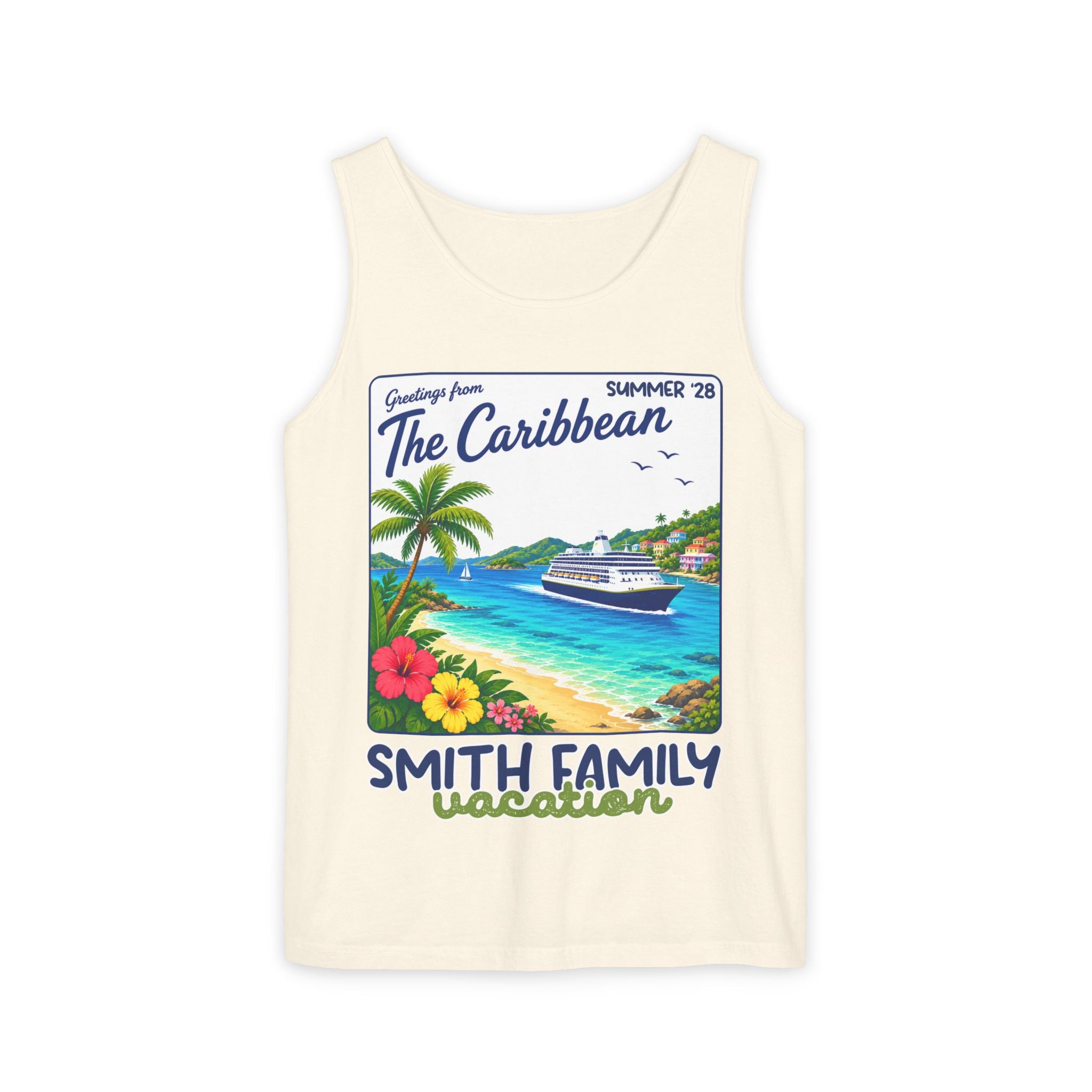 Greetings from the Caribbean Tank Top - Suite Escape