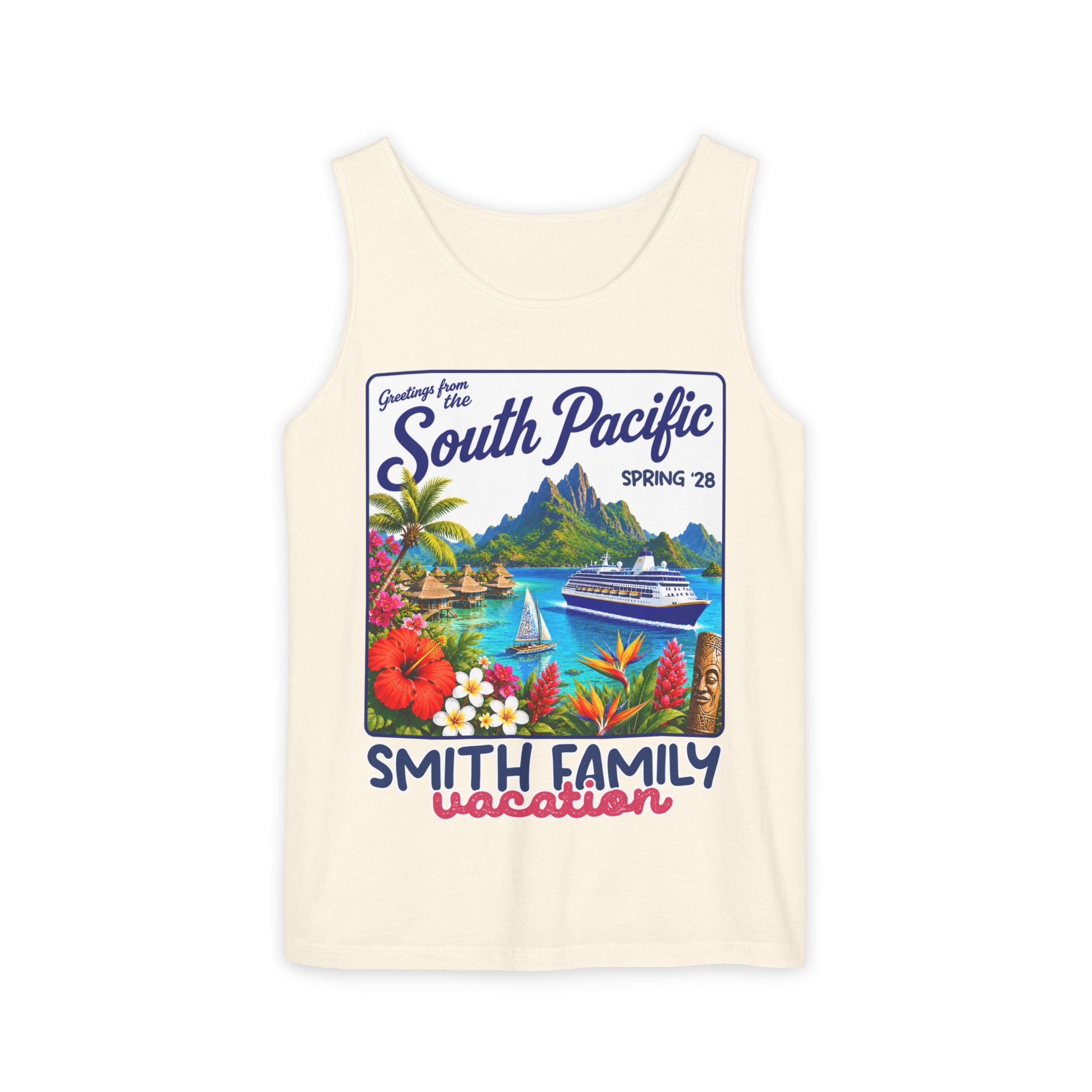 Greetings from the South Pacific Tank Top - Suite Escape