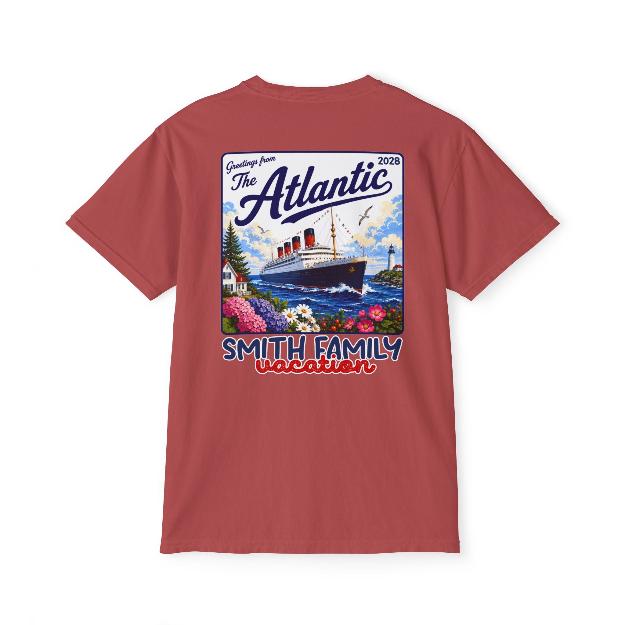 Greetings from the Atlantic Pocket Tee - Suite Escape