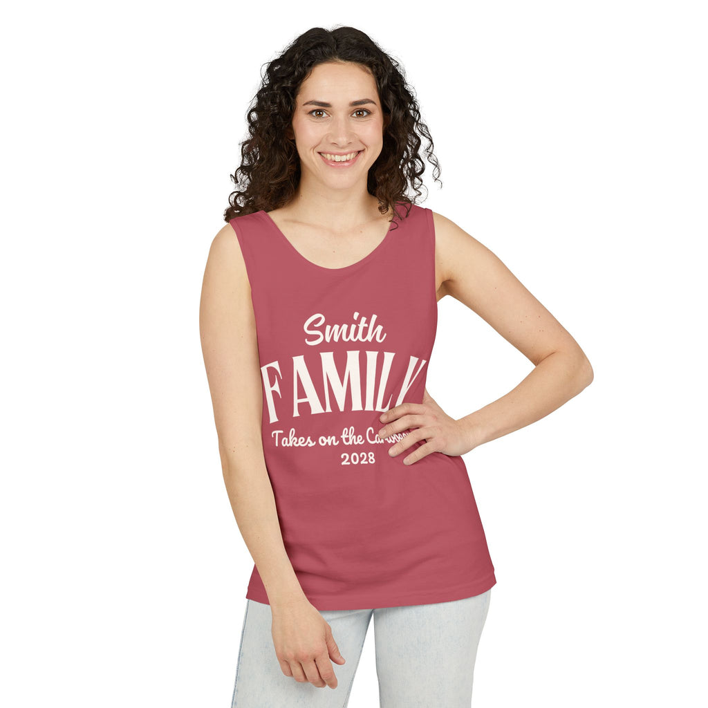 Personalized Script Text Tank Top - Suite Escape