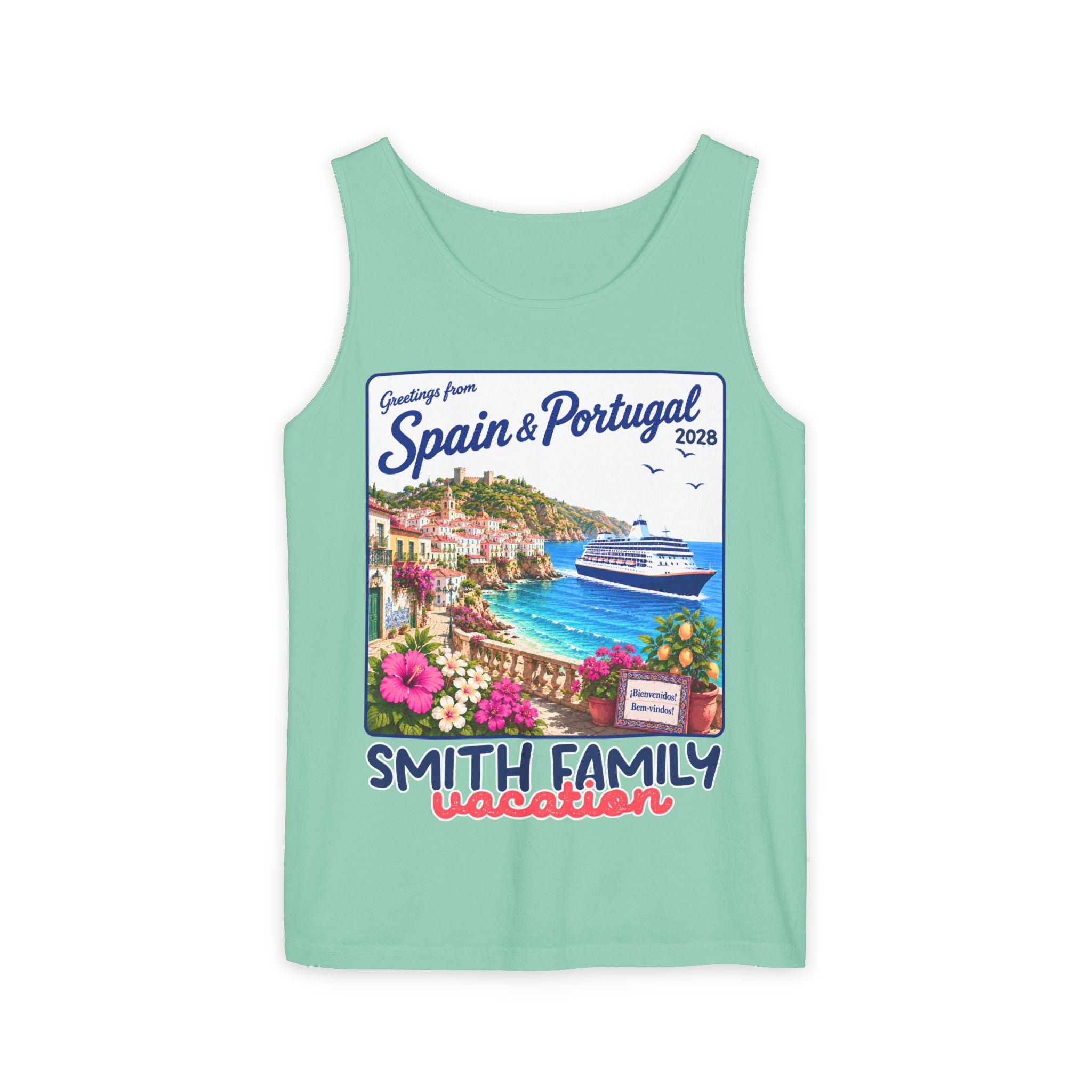Greetings from Spain & Portugal Tank Top - Suite Escape