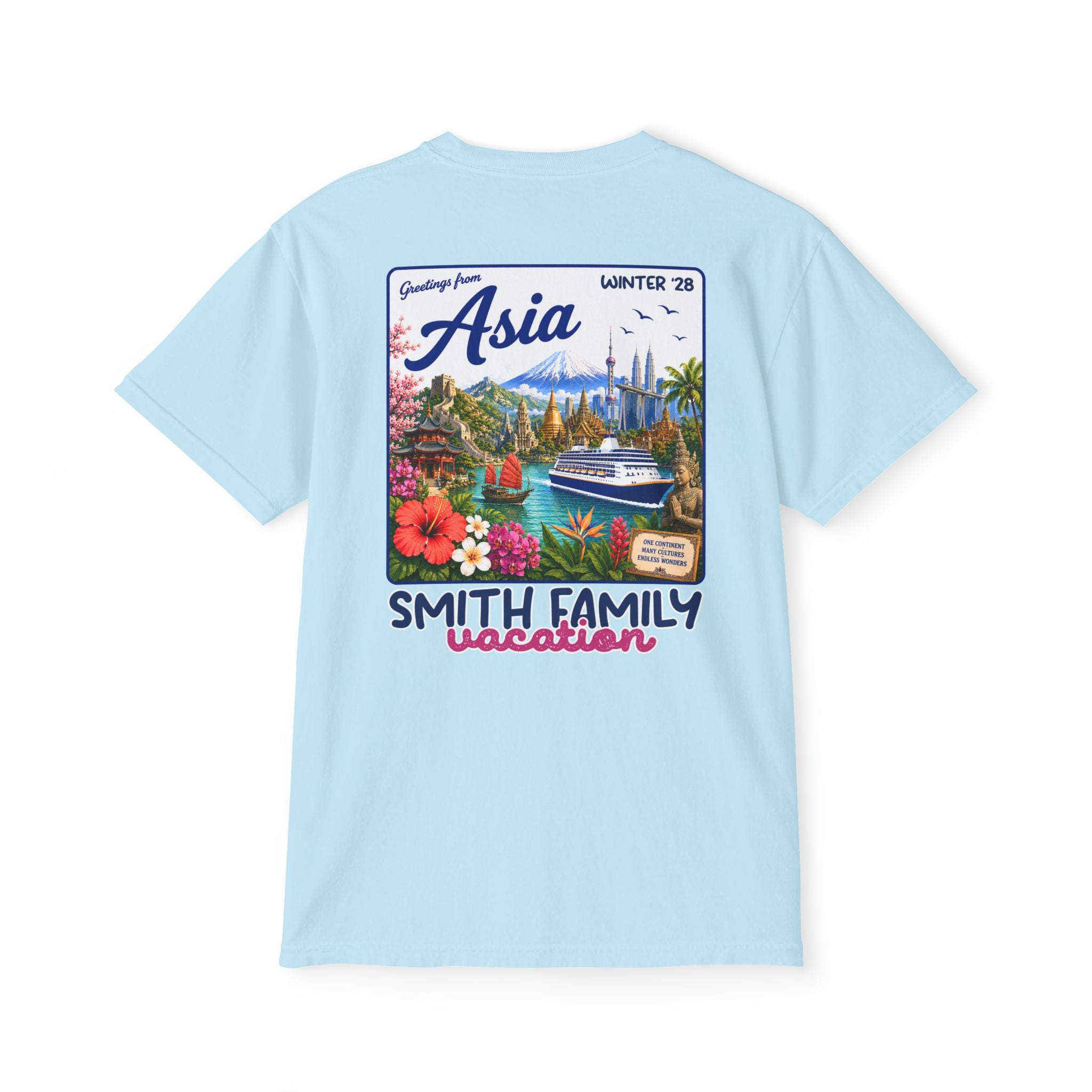 Greetings from Asia Pocket Tee - Suite Escape