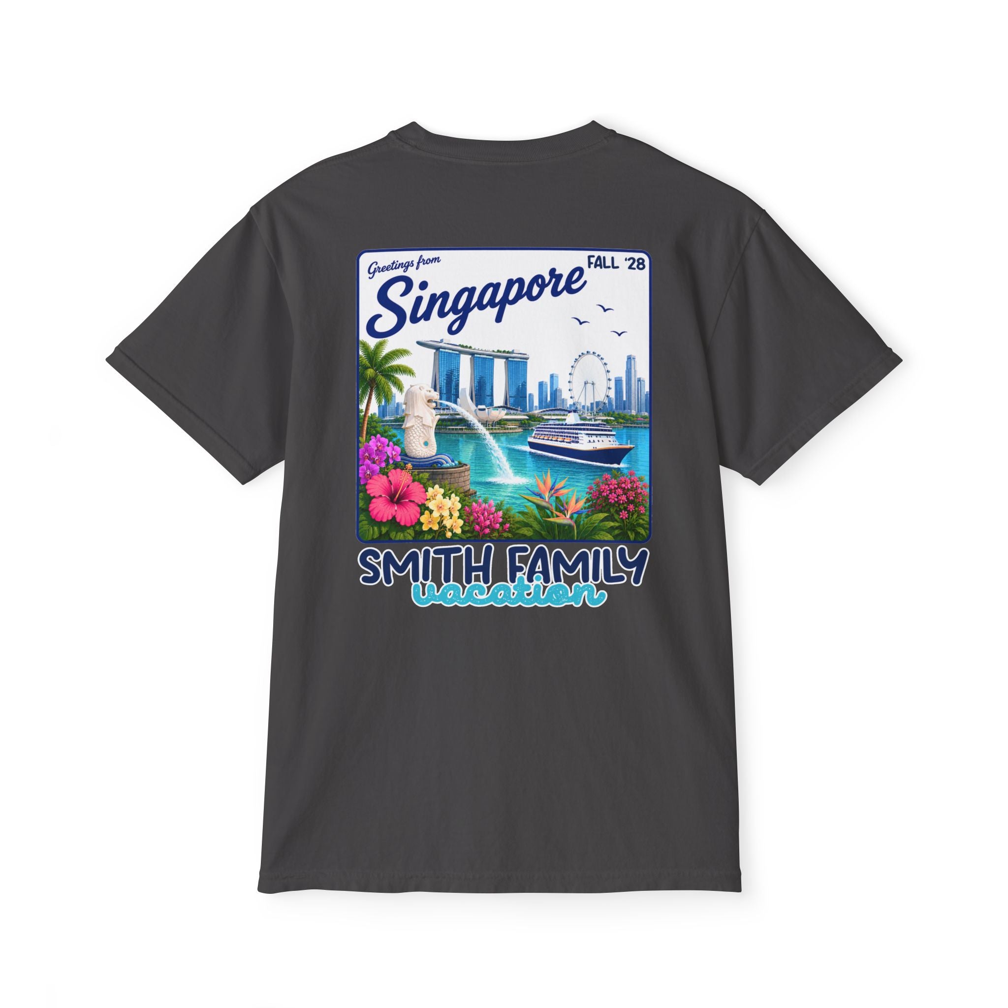 Greetings from Singapore Pocket Tee - Suite Escape