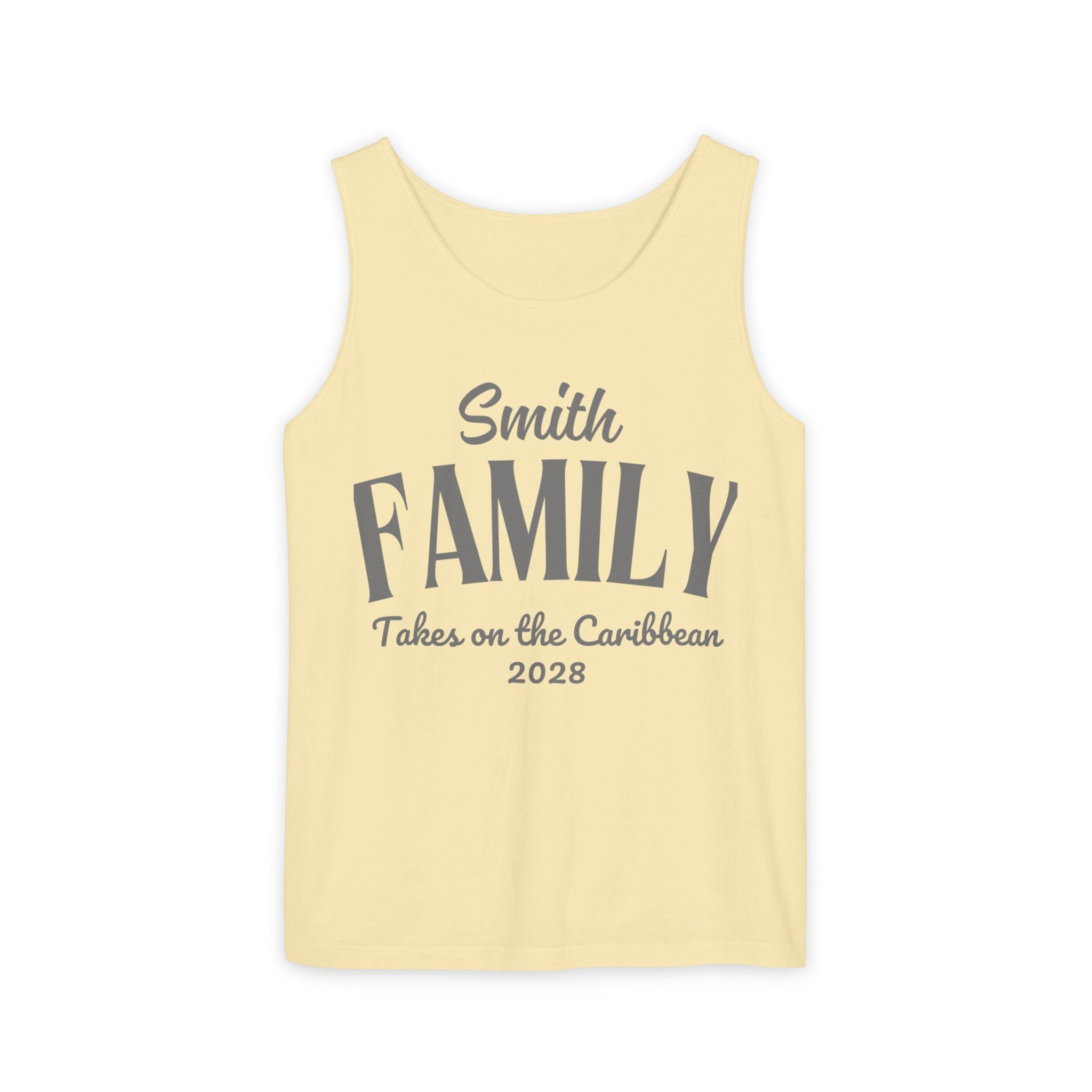 Personalized Script Text Tank Top - Suite Escape