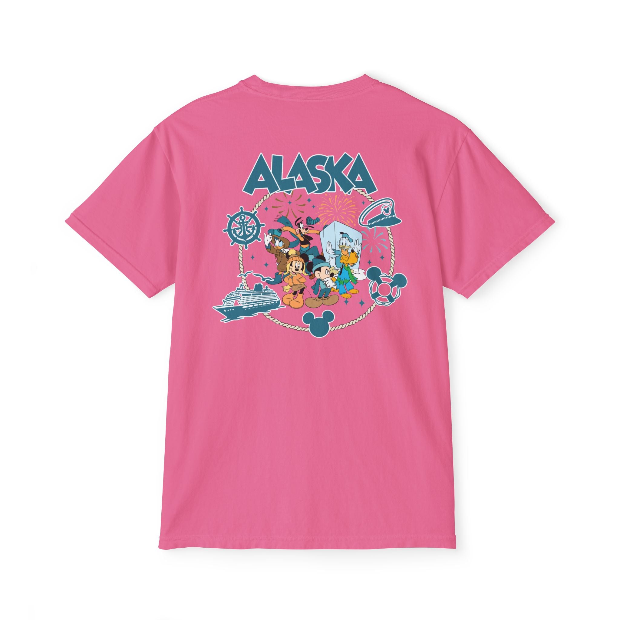 Magical Cruise Line Alaska Pocket Tee - Pluto