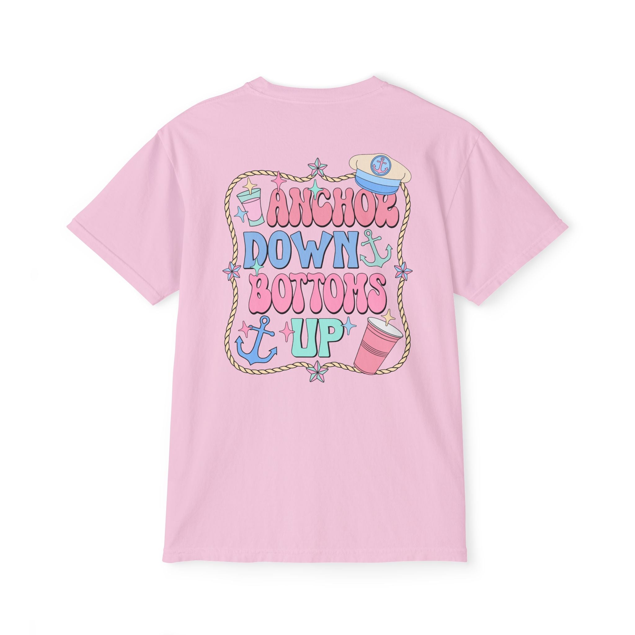 Anchor Down Bottoms Up Pocket Tee