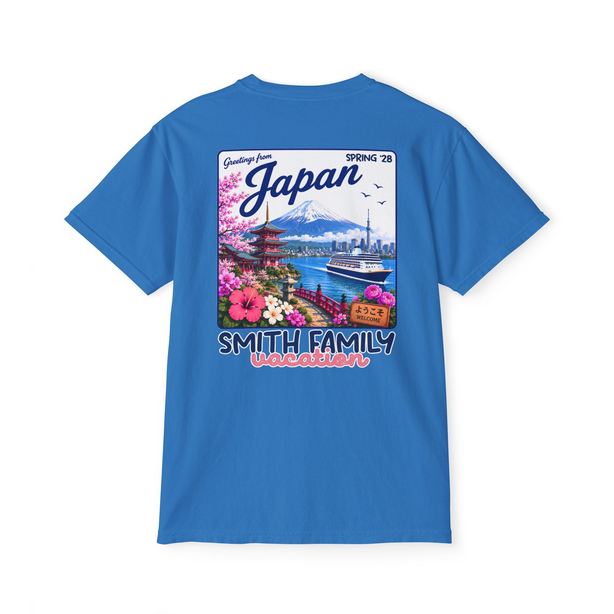 Greetings from Japan Pocket Tee - Suite Escape