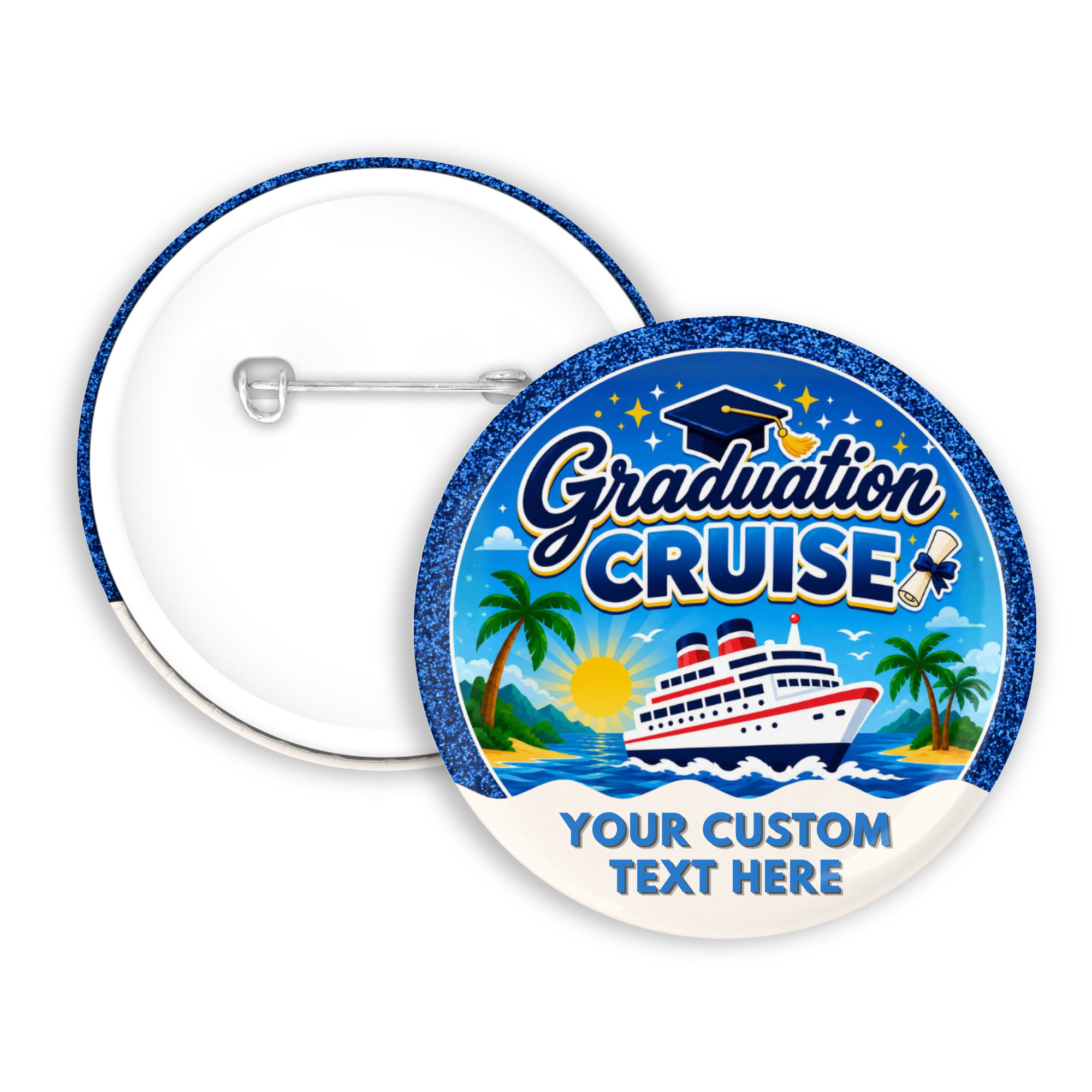 Graduation Cruise Pinback Button - Suite Escape