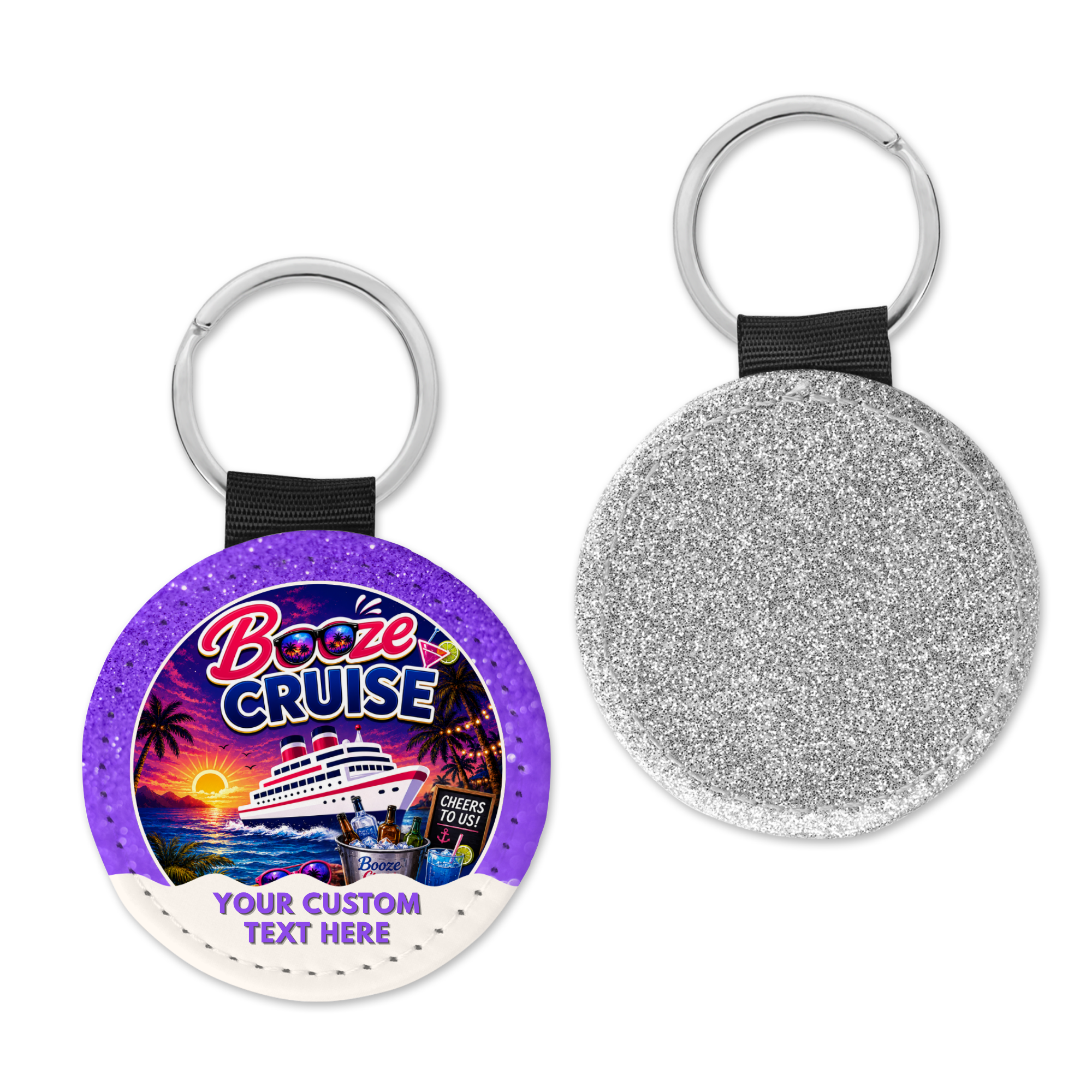 Booze Cruise Bag Charm Keychain - Suite Escape