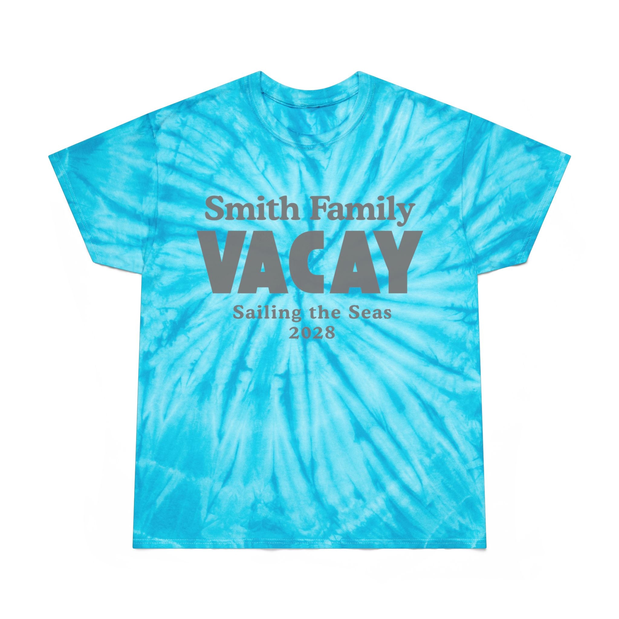 Personalized Block Text Tie-Dye Tee - Suite Escape