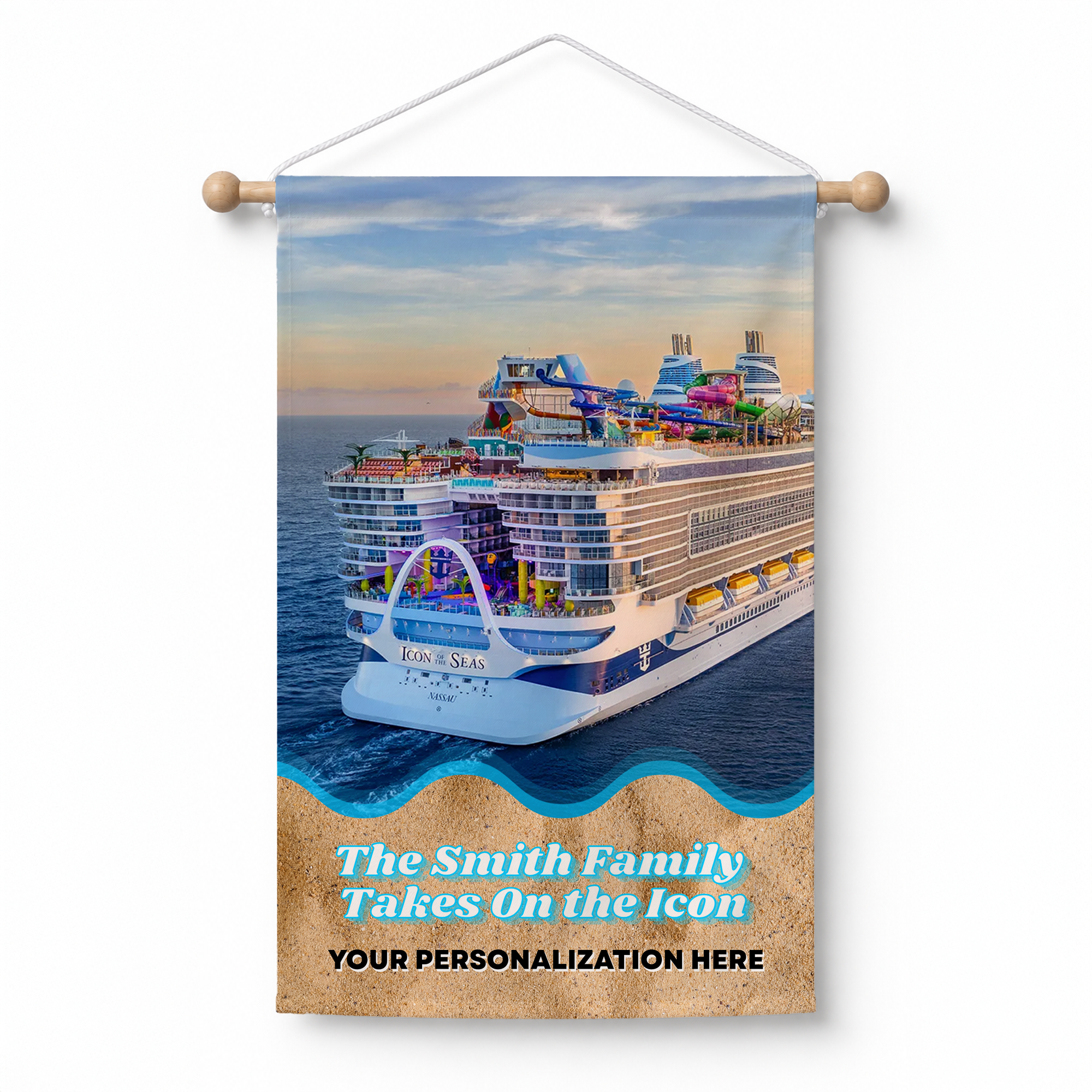 Personalized Regal Caribbean Cabin Door Banner - Icon