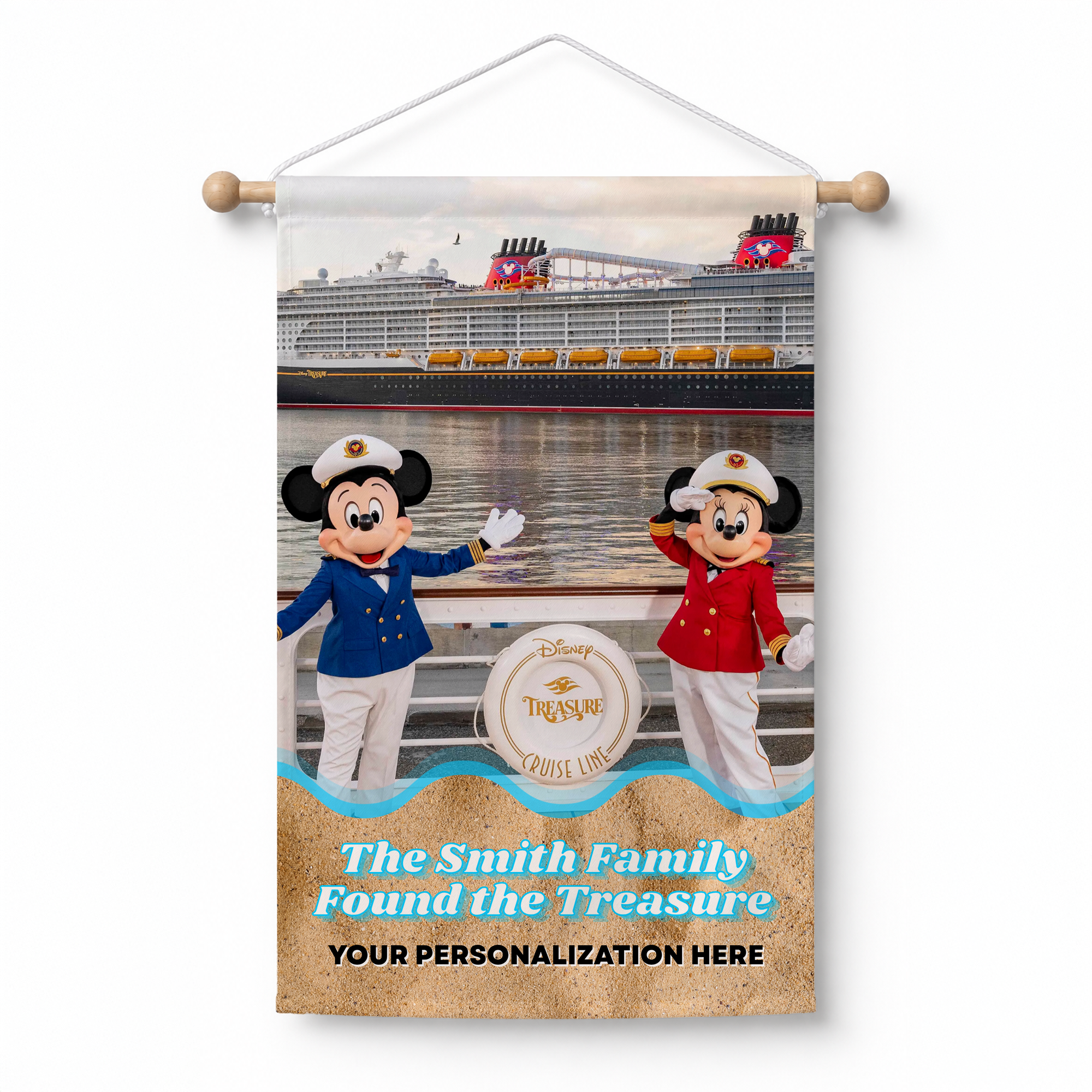 Personalized Magical Cruise Line Cabin Door Banner - Treasure