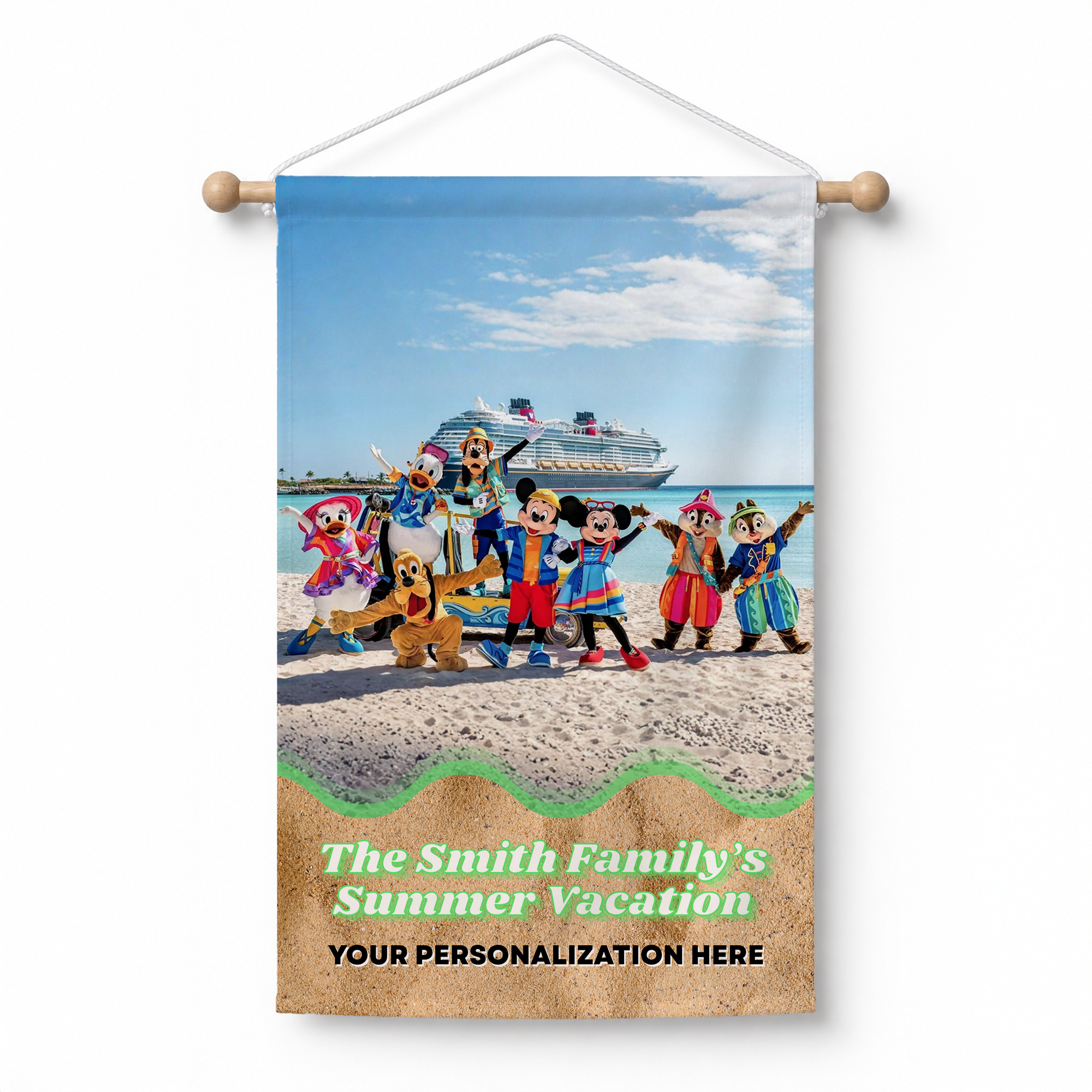 Personalized Magical Cruise Line Cabin Door Banner - Castaway