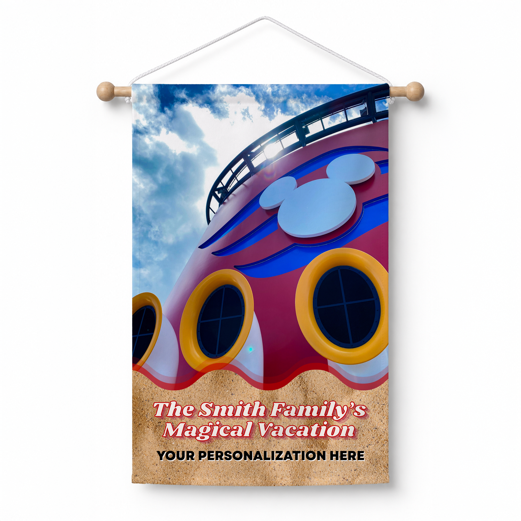 Personalized Magical Cruise Line Cabin Door Banner - Funnel