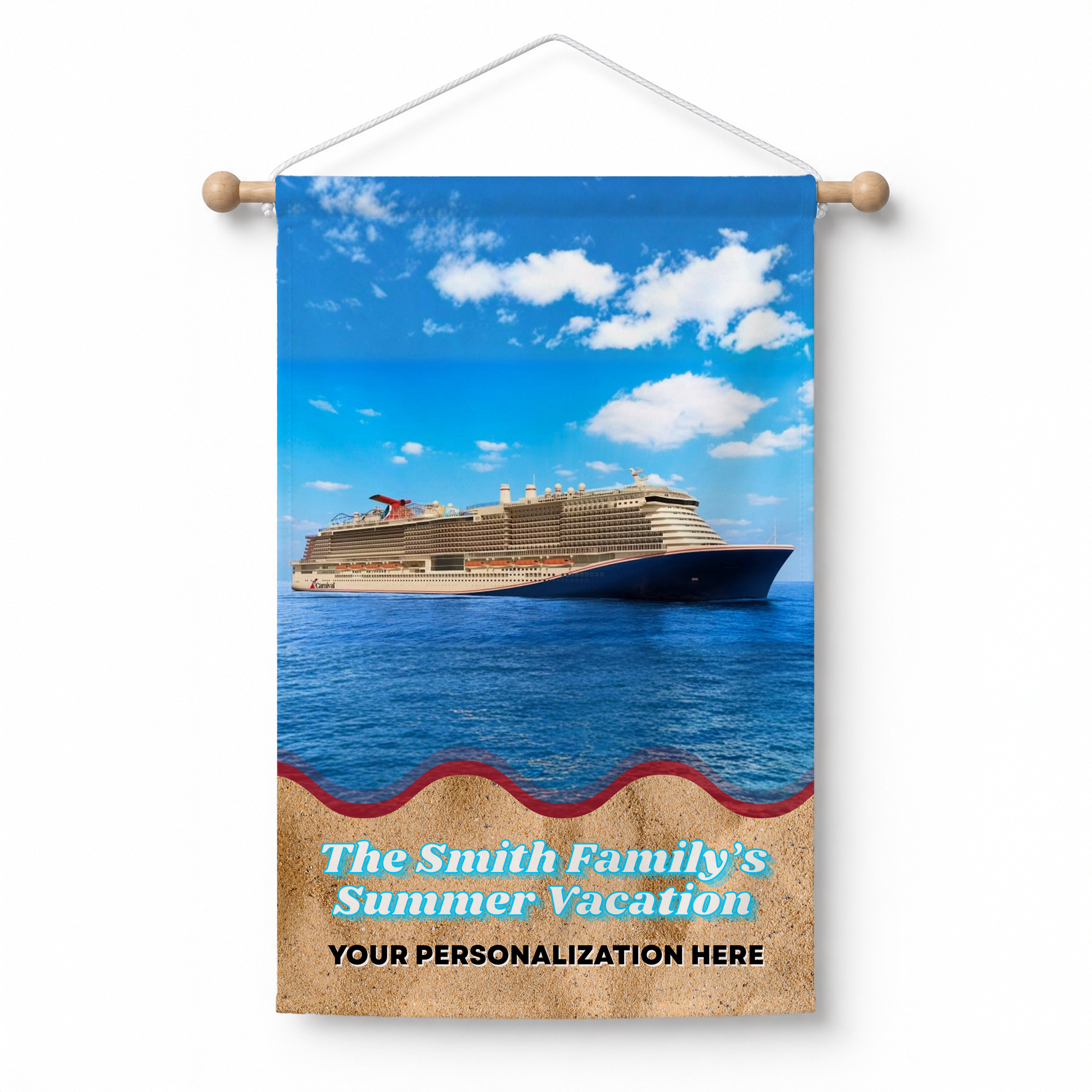 Personalized Fun Ship Cruise Line Cabin Door Banner